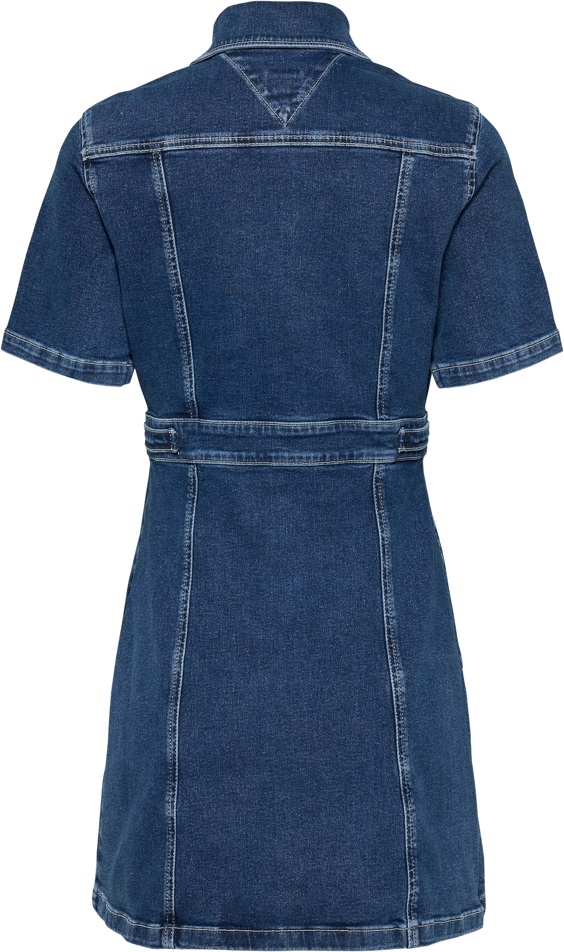 Tommy Jeans Blusenkleid »FLARED SS DRESS CH4253«, in modischer Flared Form