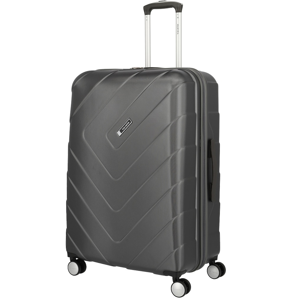 travelite Hartschalen-Trolley »Kalisto, 76 cm, anthrazit«, 4 Rollen