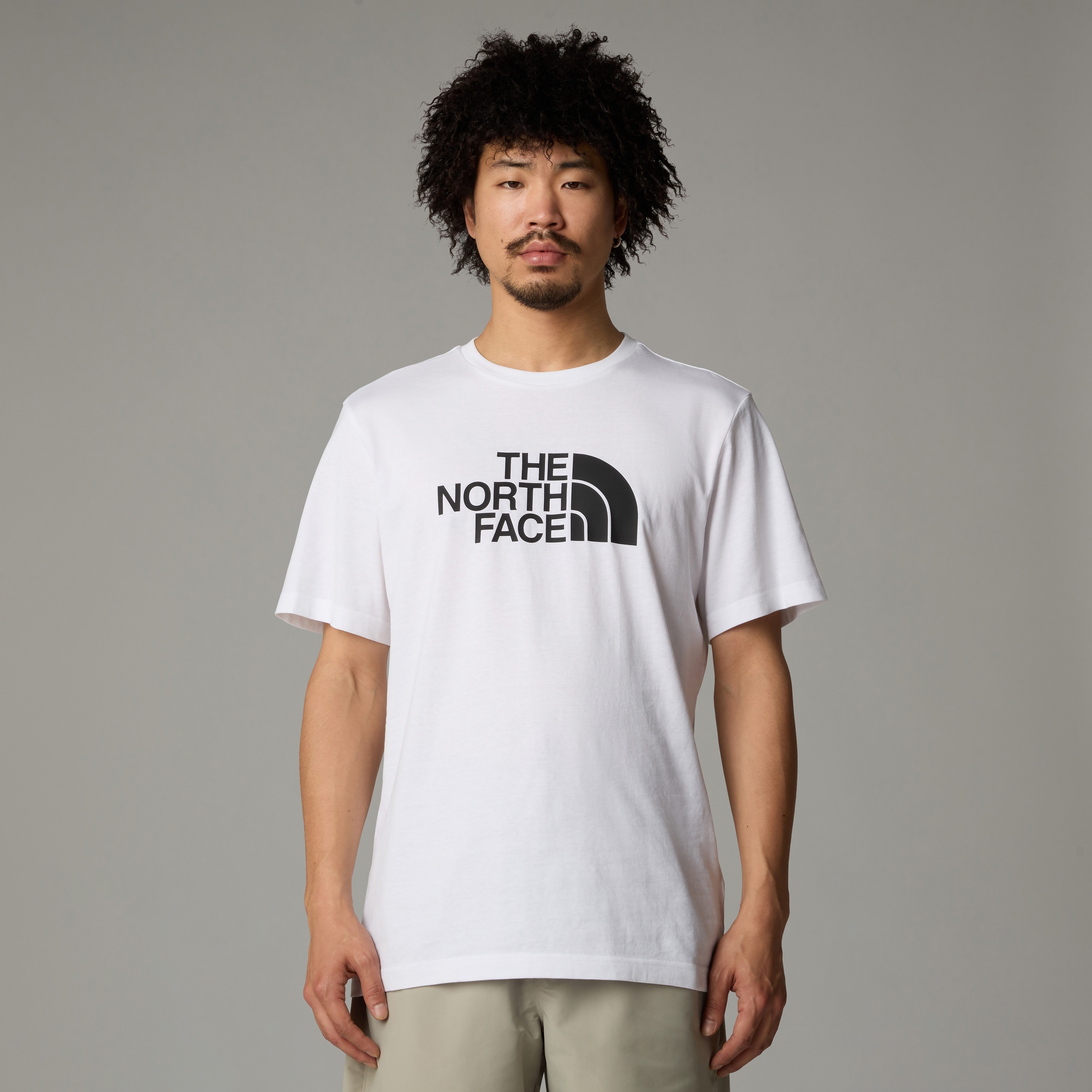 The North Face "M S/S EASY TEE" Kurzarmdesign, Rundhalsausschnitt mit eingefasster Kante