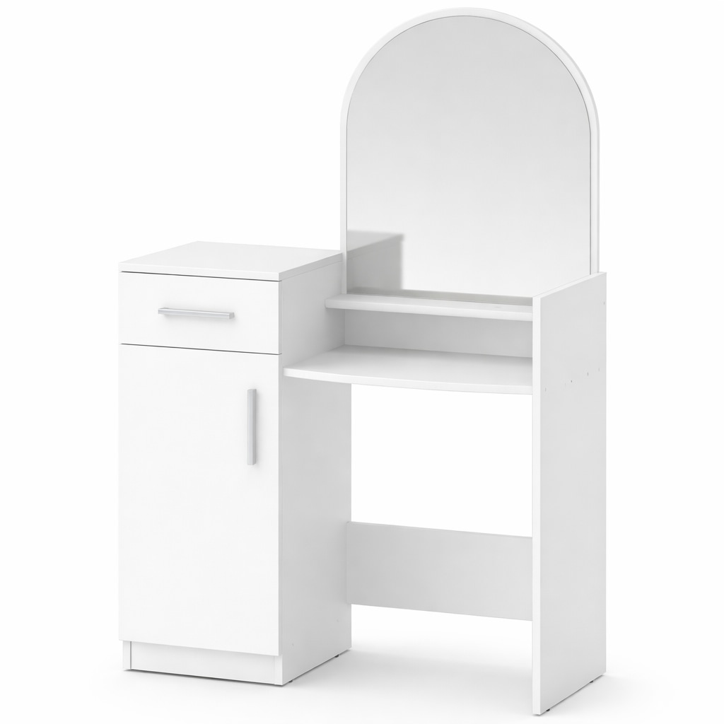 OTTO home Schminktisch »Trympo 1, Kosmetiktisch, Frisiertisch, Schminkkommode, Toilettentisch« Schminktisch mit Spiegel und Stauraum (1 Schublade, 1 Tür)