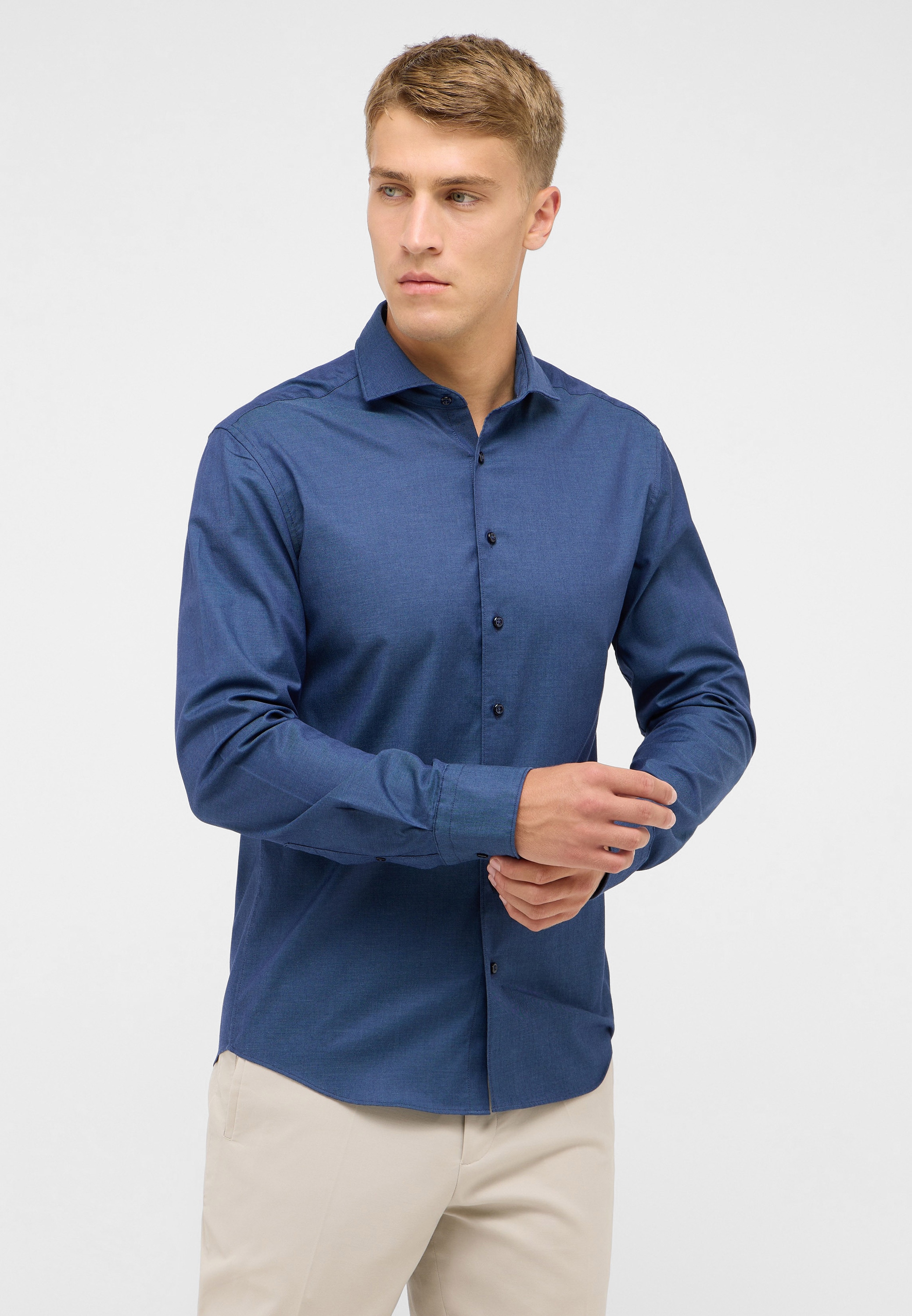 Eterna Langarmhemd "SLIM FIT", EASY IRON (bügelleicht) günstig online kaufen