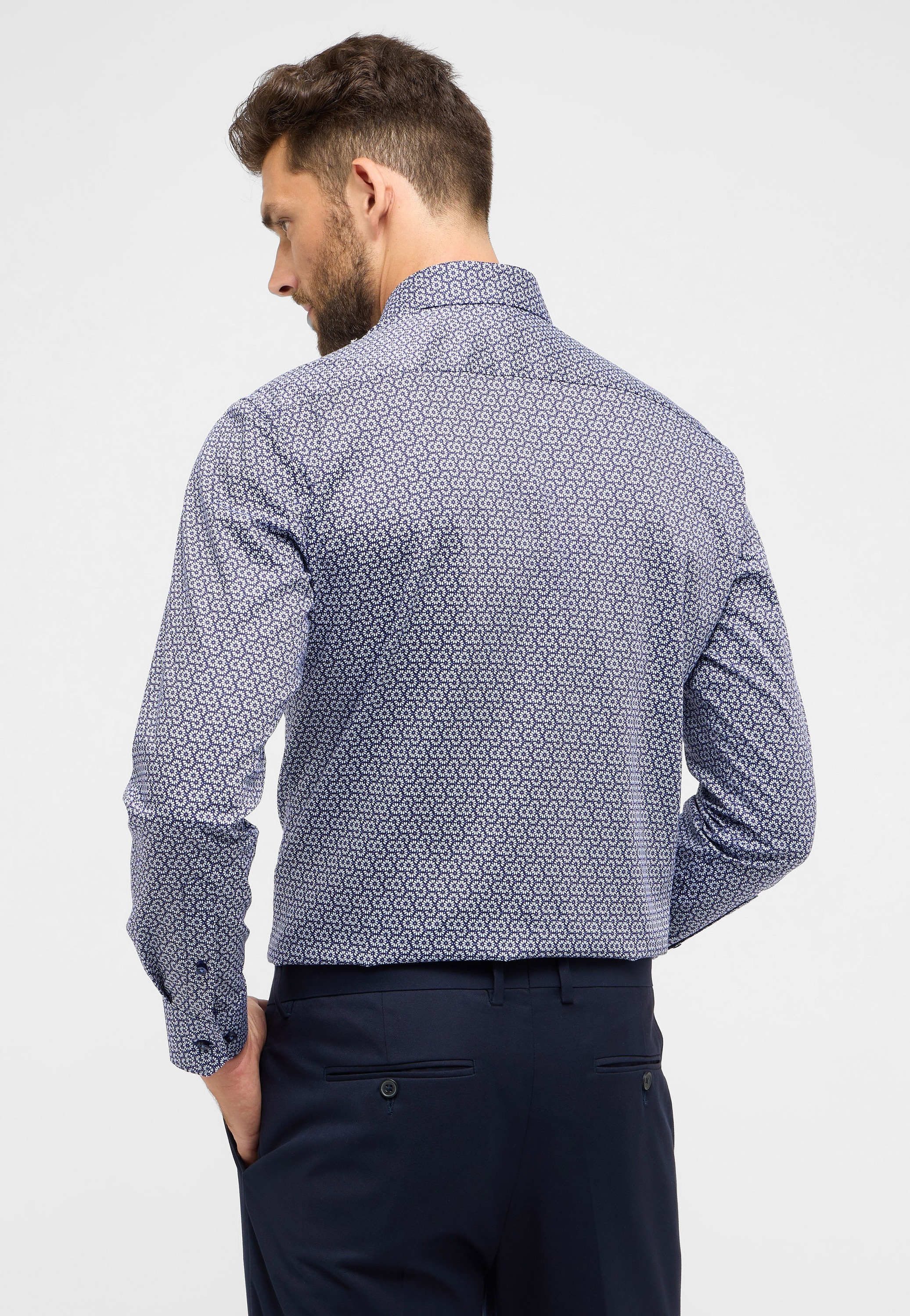 Eterna Langarmhemd "MODERN FIT", NON IRON (bügelfrei) günstig online kaufen