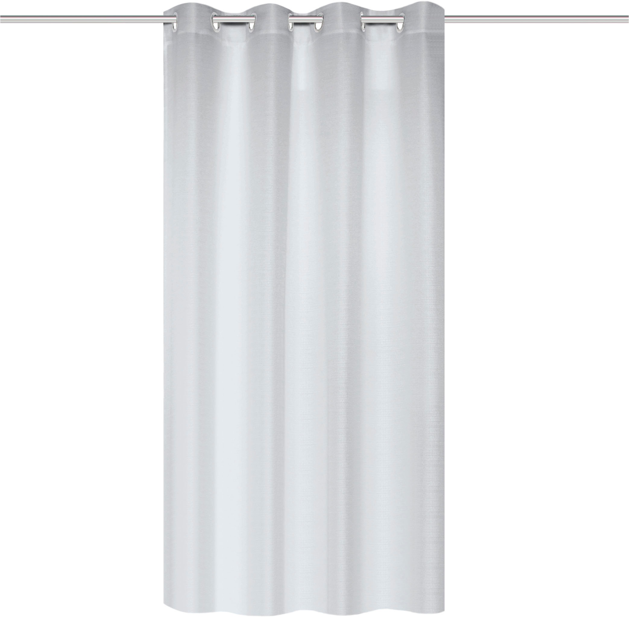 Home Basics Vorhang "BENOGA" Ösen 1 Stk. tlg. Ösenschal, Uni, Dekostruktur günstig online kaufen