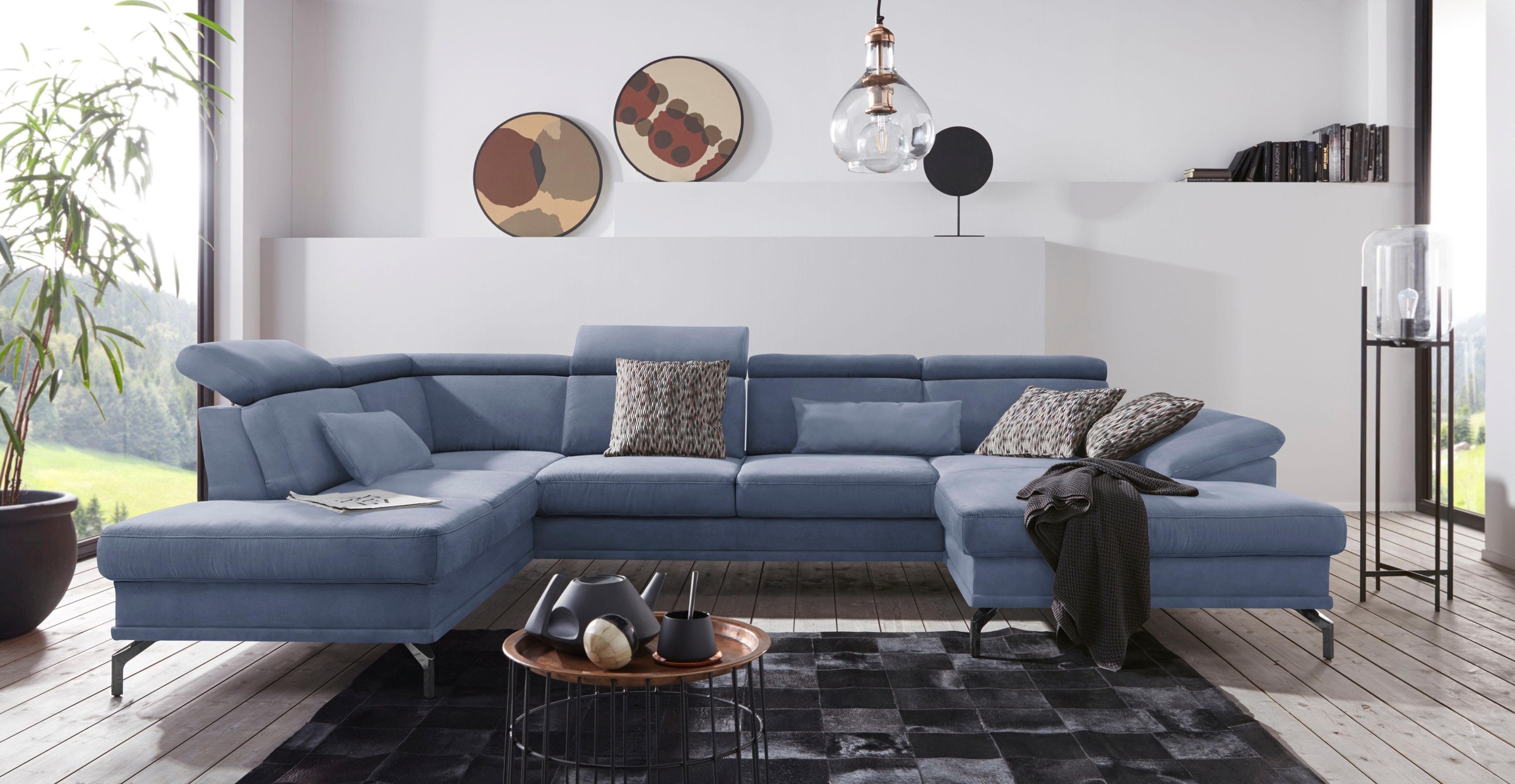 sit&more "Scorpio U-Form" inklusive Sitztiefenverstellung, mit Kopf- und Ar günstig online kaufen