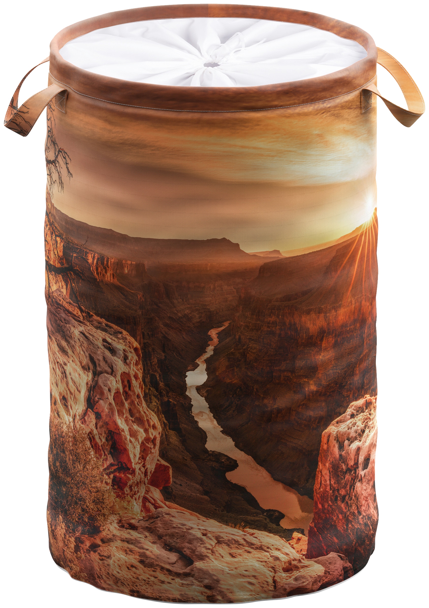 Sanilo Wäschekorb "Grand Canyon", 60 Liter, faltbar, mit Sichtschutz