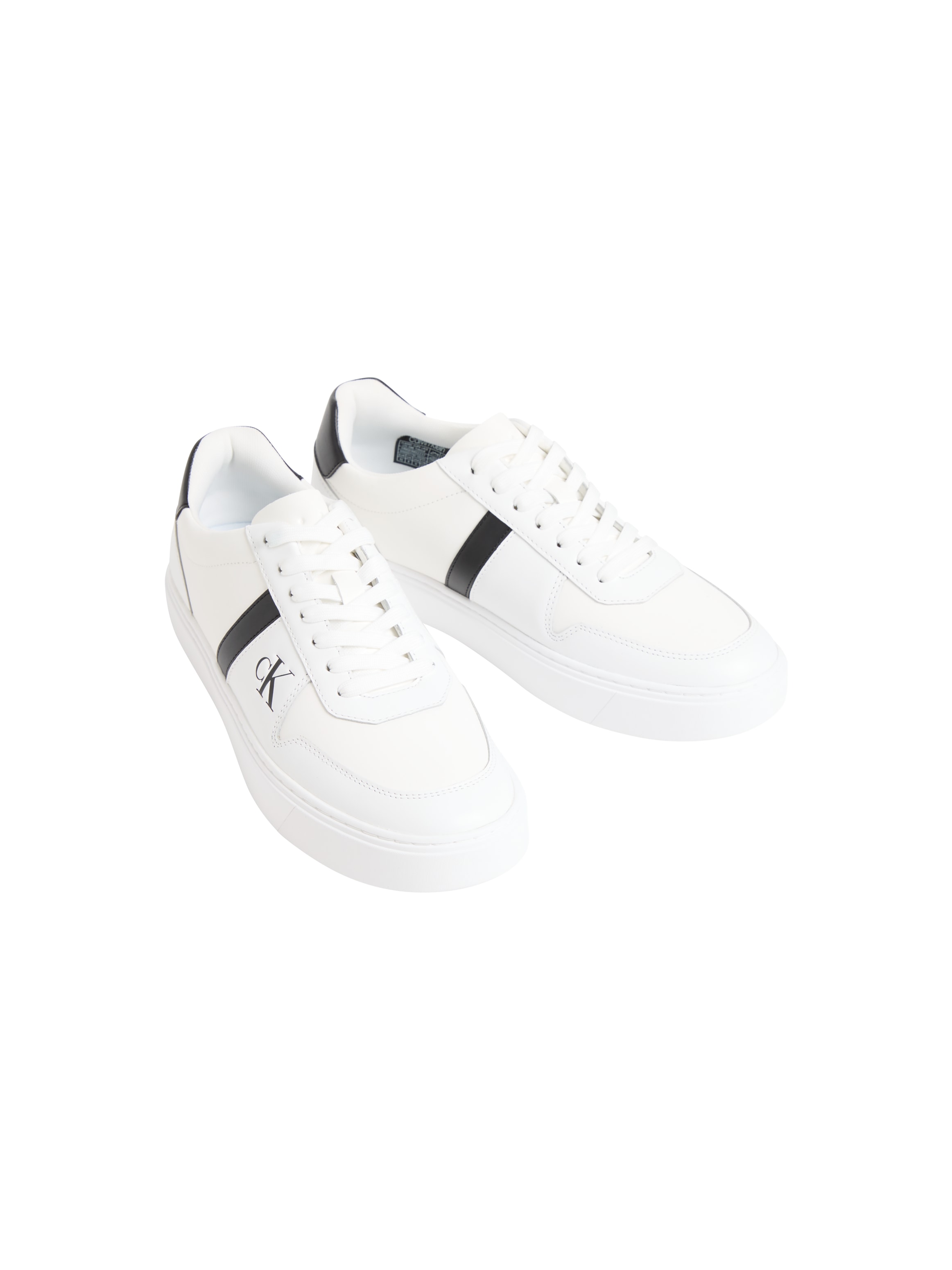Calvin Klein Plateausneaker "CLASSIC CUPS LACE LTH EMB TONGUE" Basket-Sneak günstig online kaufen