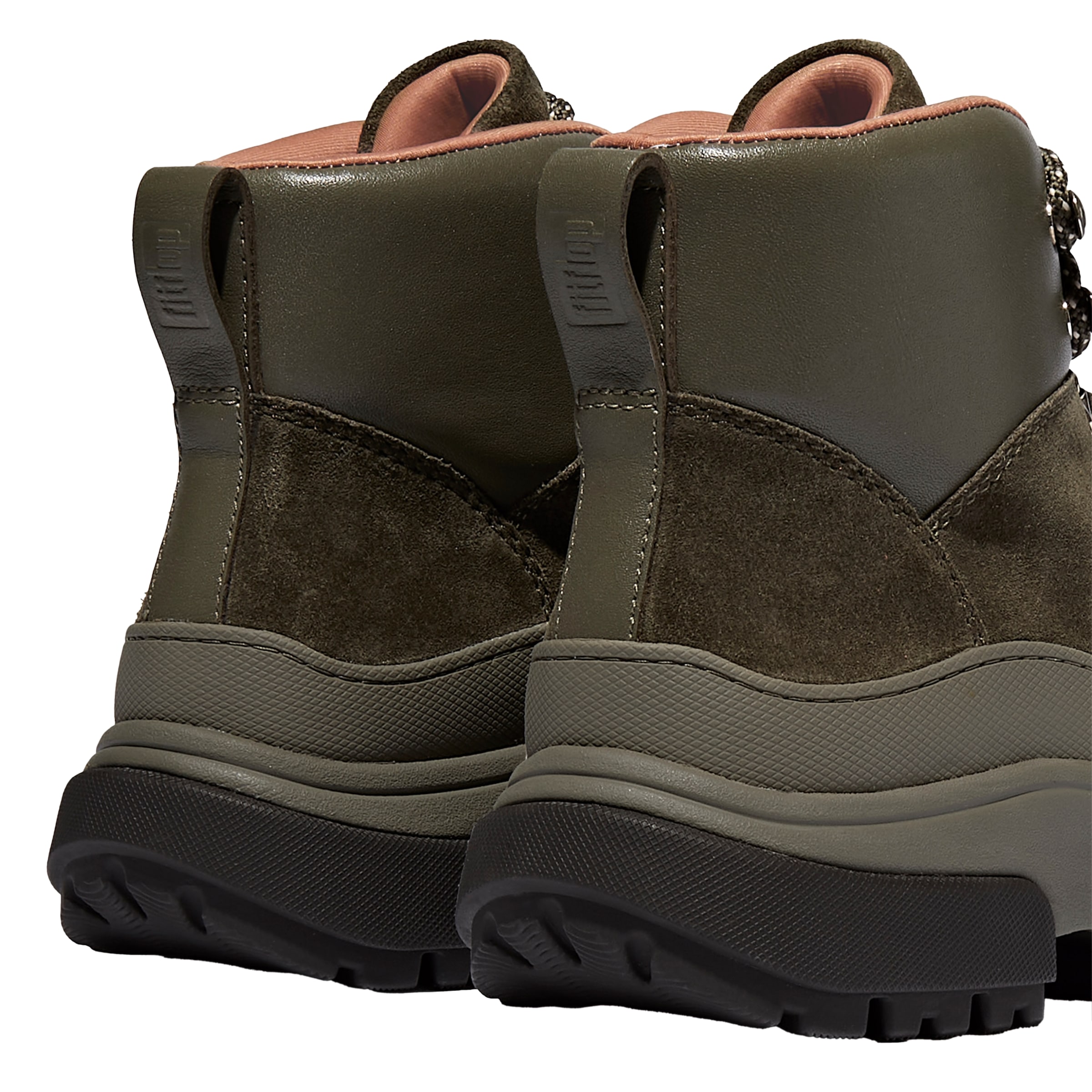 Fitflop Schnürboots »WYLDER SUEDE HIKER-LACE BOOTS«, Trekking Boots, Schnürstiefel mit robuster Plateausohle