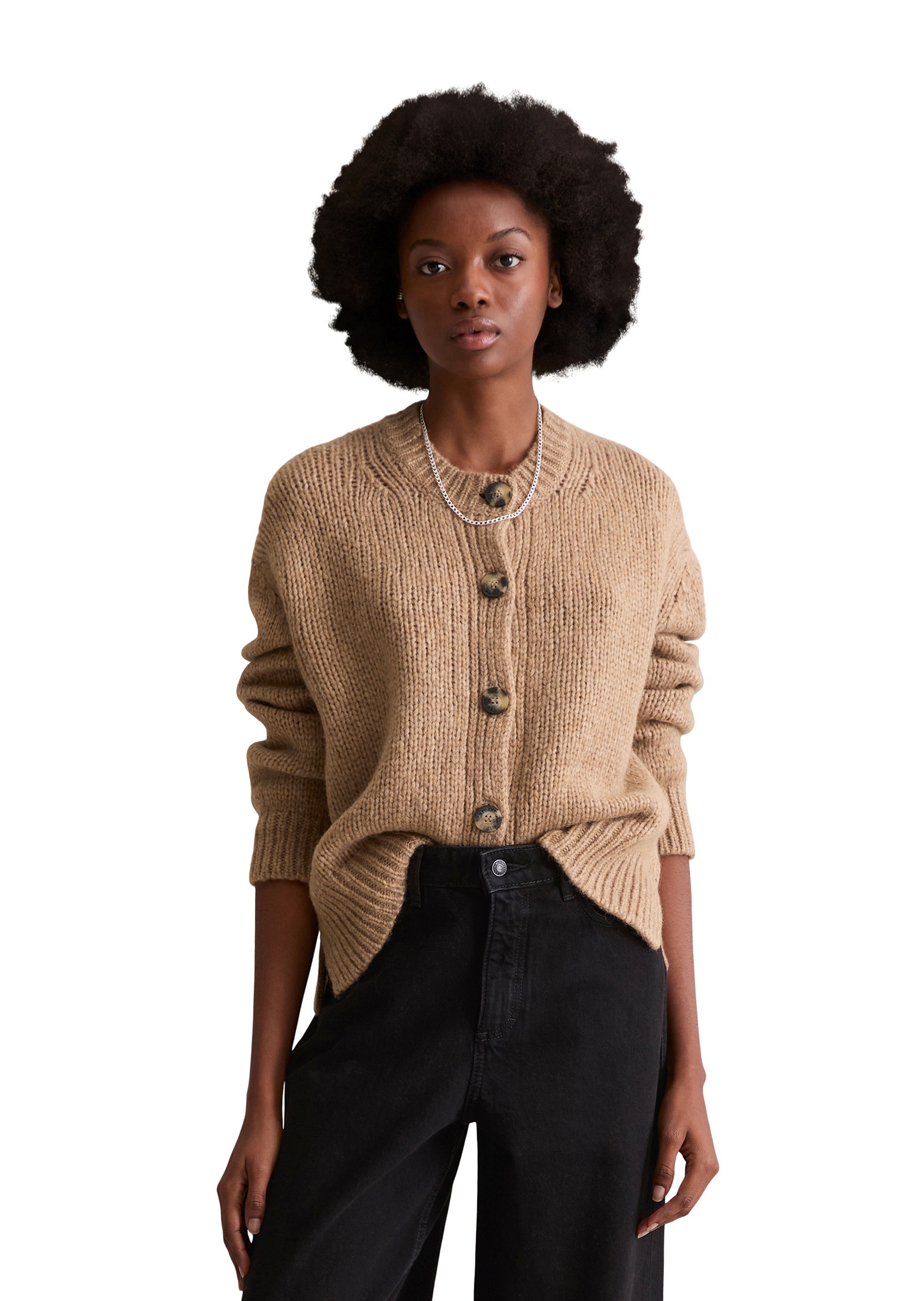 Marc OPolo DENIM Cardigan "aus kuscheligem Schurwolle-Alpaka-Mix" günstig online kaufen