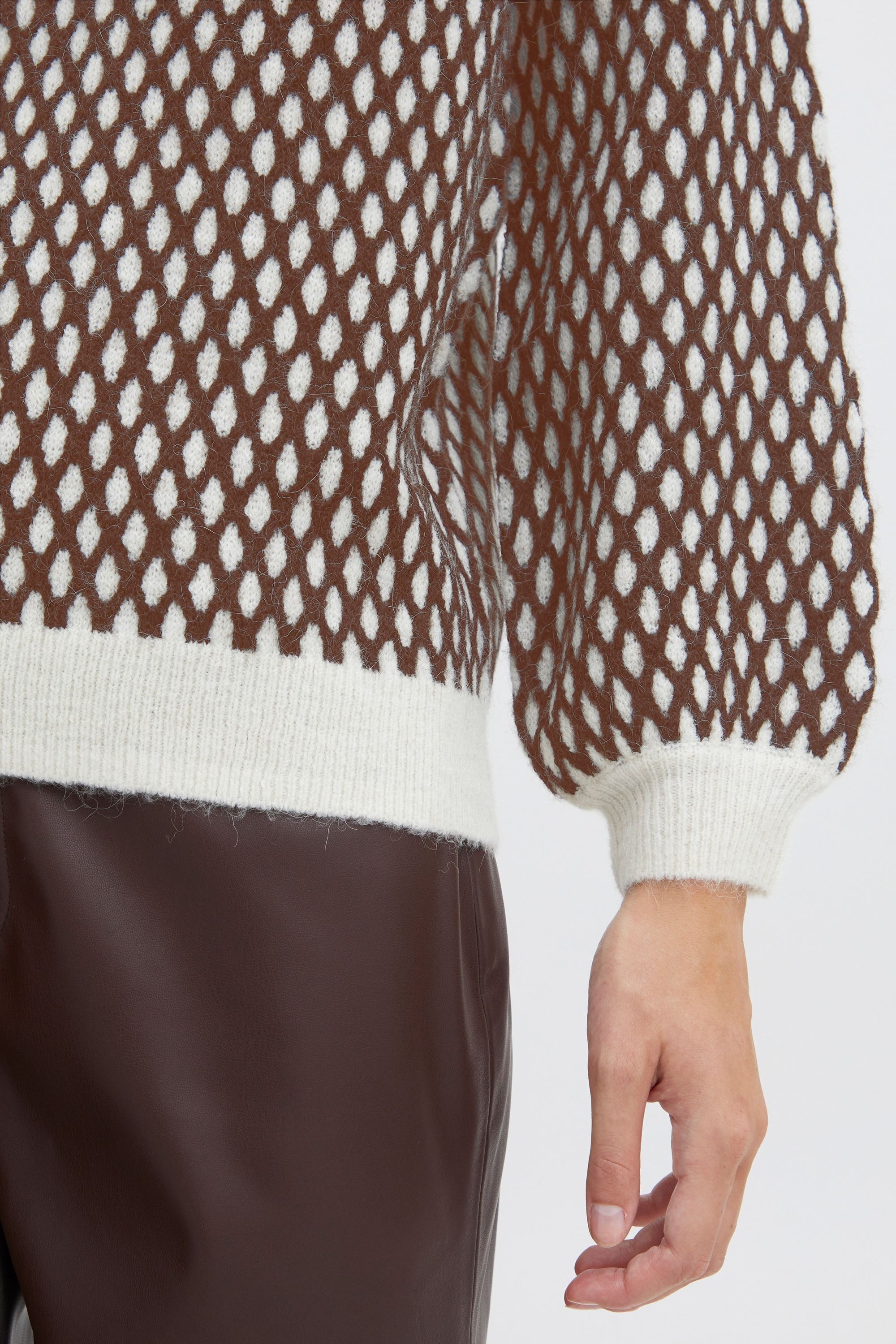 Ichi Strickfleece-Pullover »Strickpullover IHKamara«