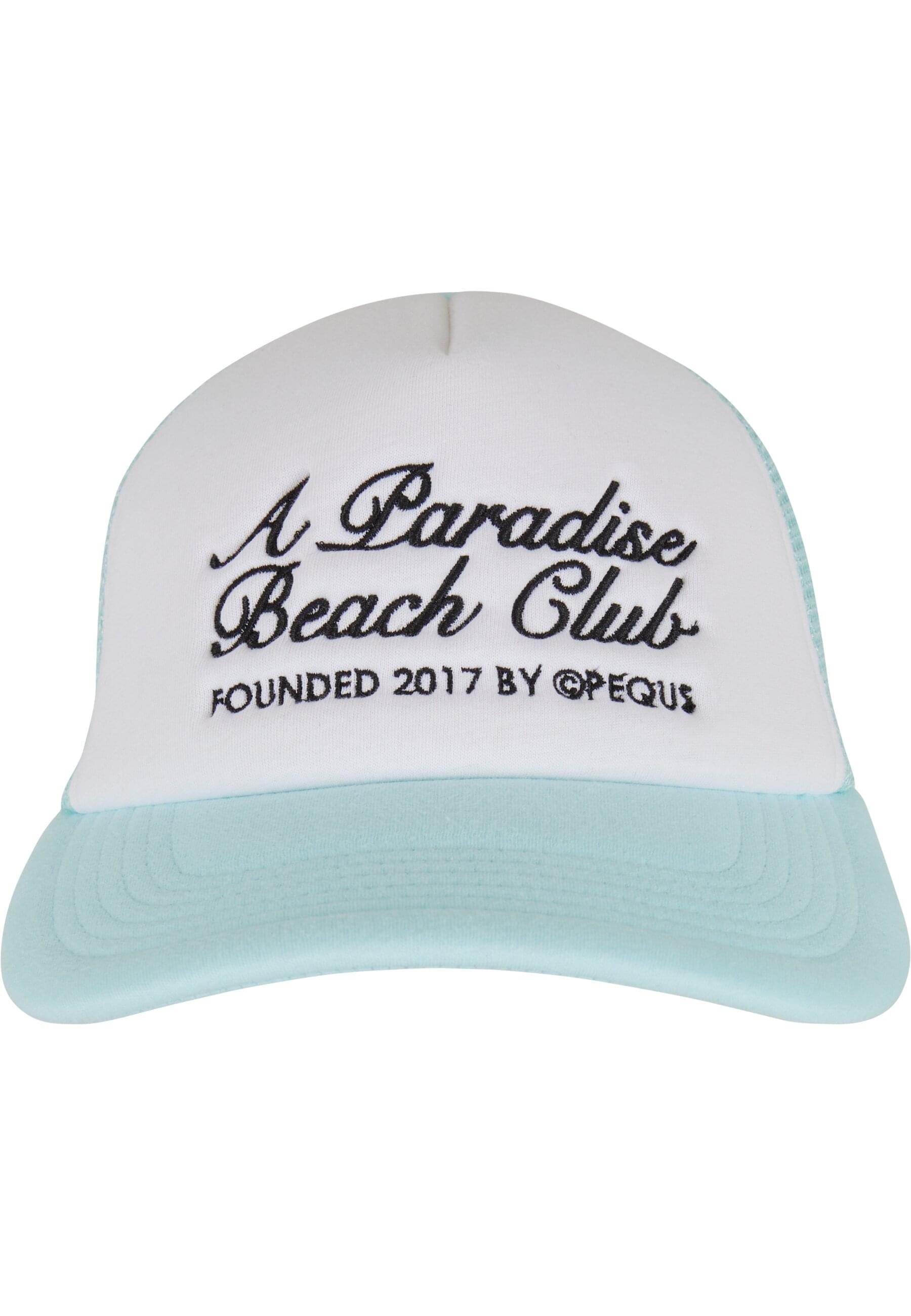 PEQUS Trucker Cap »PEQUS PEQUS A Paradise Beach Club Curved Logo Trucker Cap«