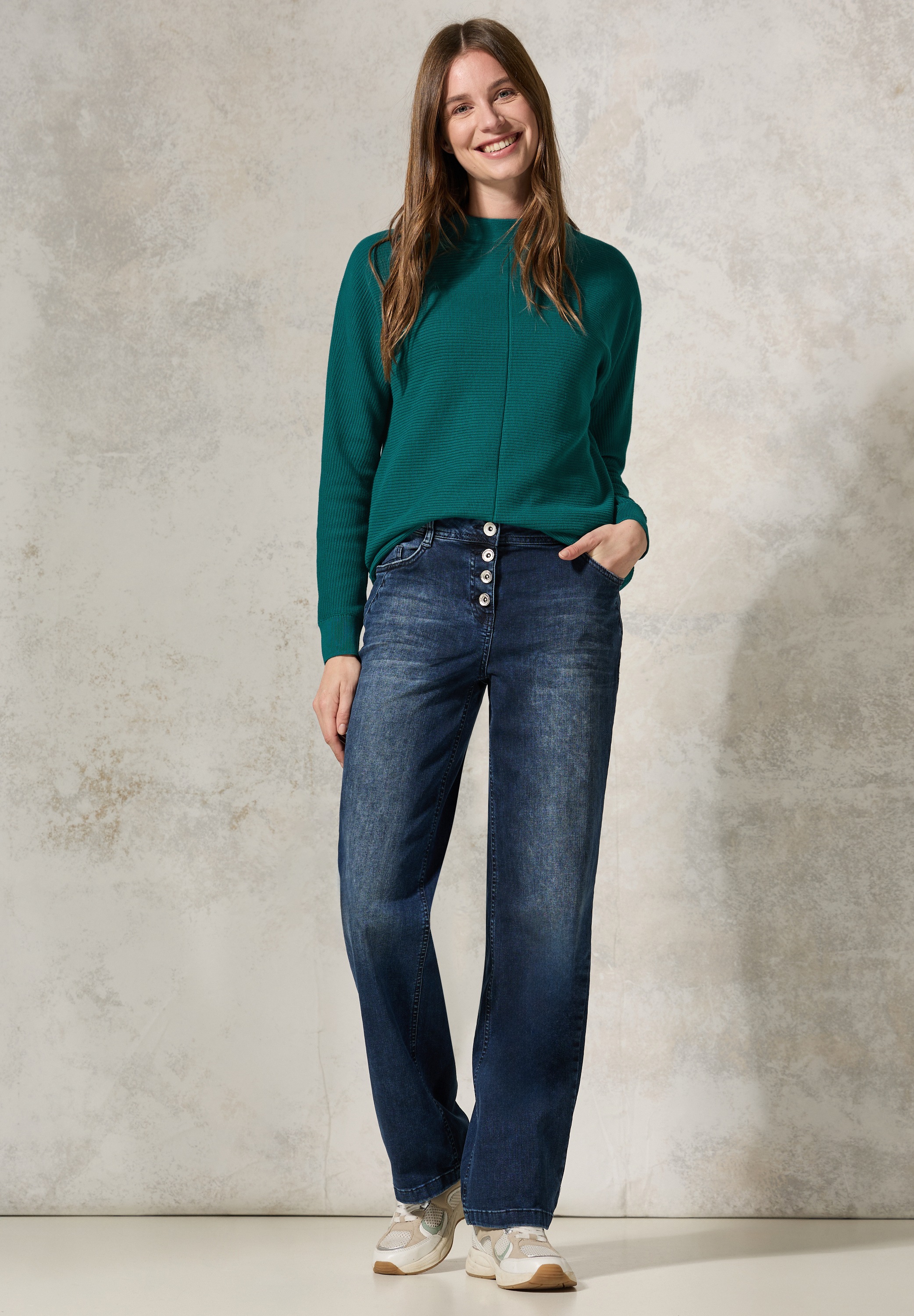 Cecil Rollkragenpullover, mit Rollkragen