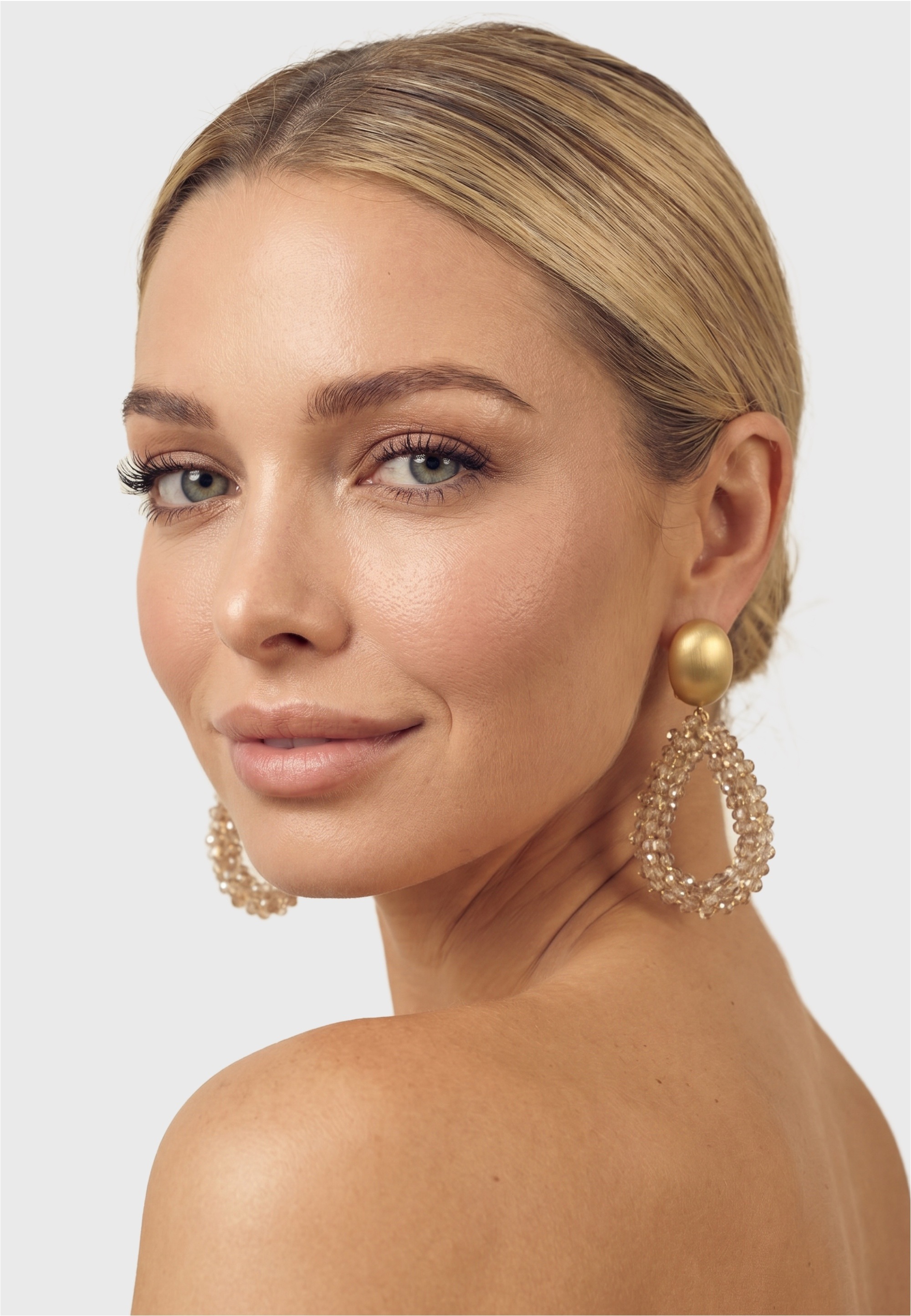 FILIPPA FIRENZE Paar Ohrclips »Portofino« Elegante Kristall Ohrclips