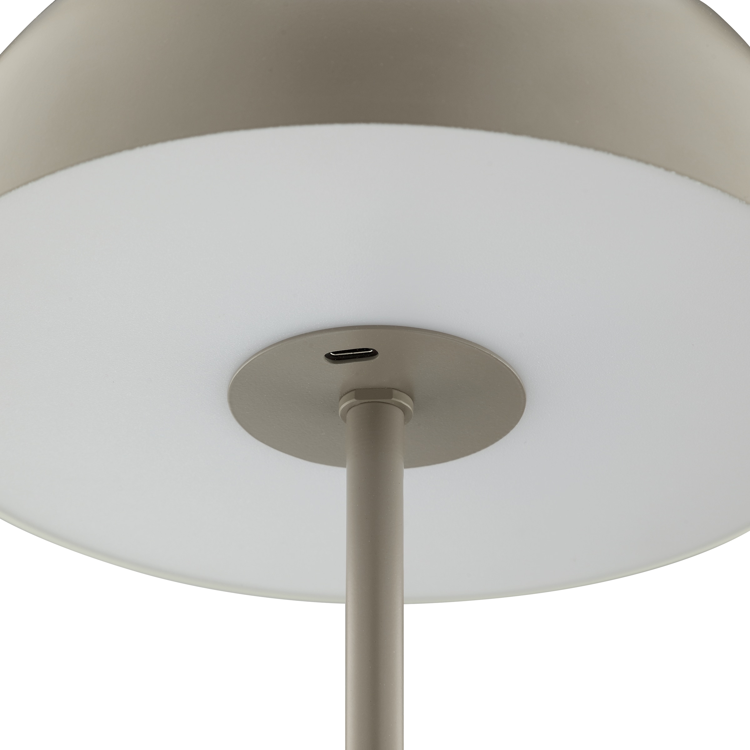 LeGer Home by Lena Gercke Tischleuchte »Linnea Akku Variante«, 1 flammig, Leuchtmittel LED-Modul | LED fest integriert, Pilzleuchte mit Akku, Höhe 38 cm, Ø 20 cm, 400 lm, 3000 K, CCT