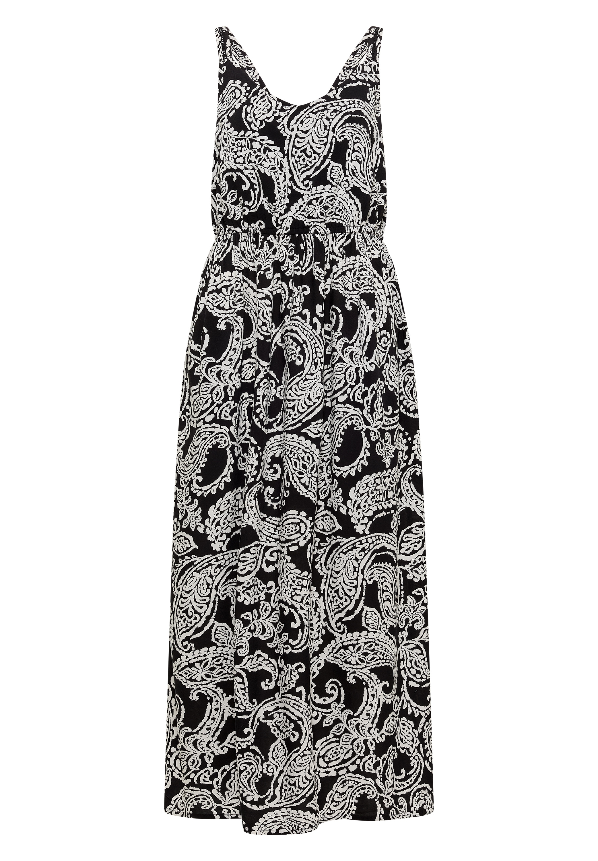 Cecil Maxikleid Eingrifftaschen mit Paisleymuster
