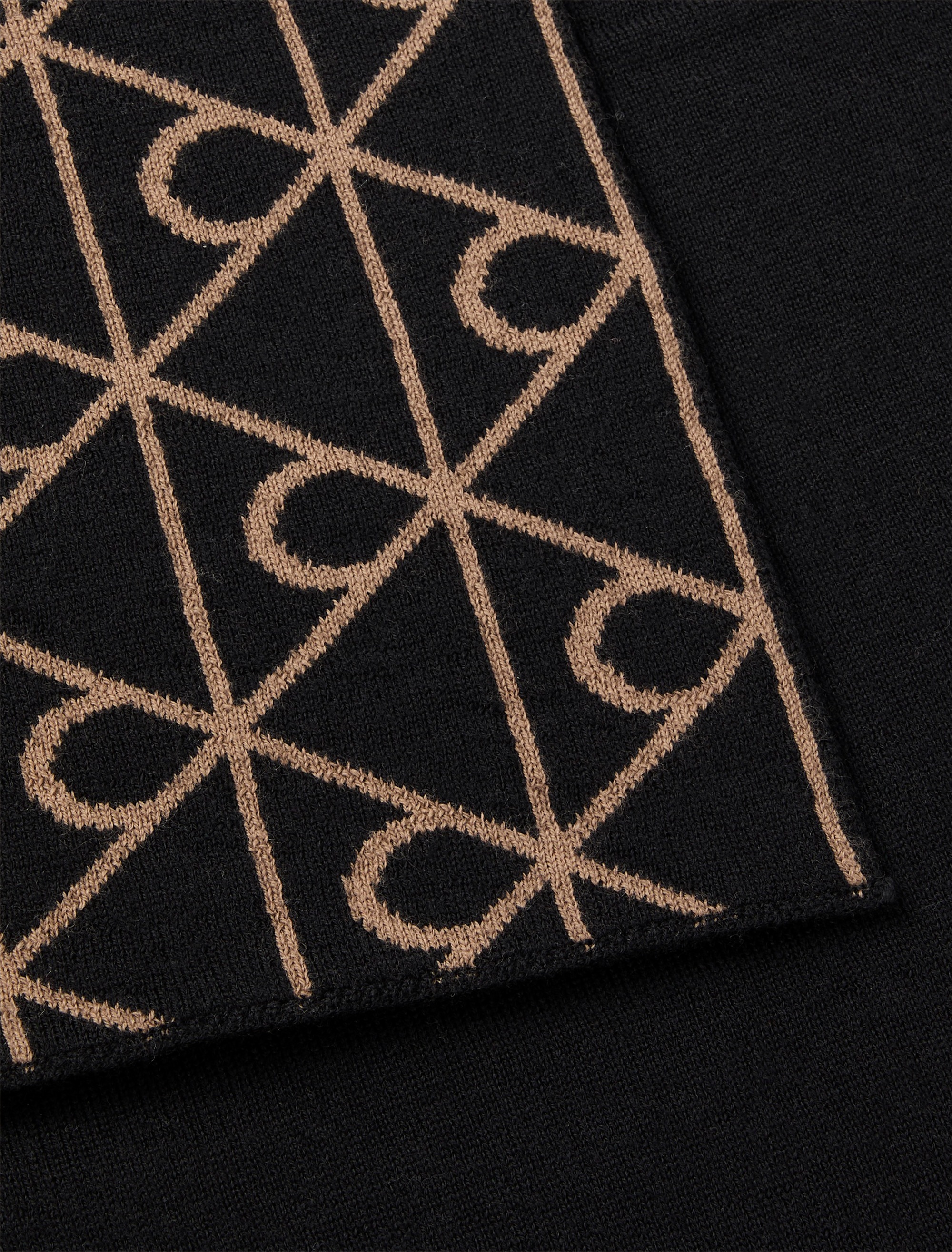 Calvin Klein Modetuch »EMBLEM ?REVERSIBLE WOOL HW SCARF«, Perfekt für den Alltag