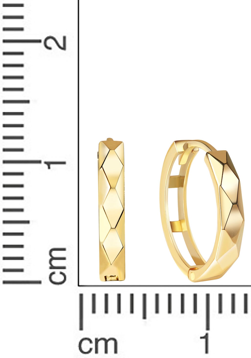 Firetti Paar Creolen »Schmuck Geschenk Gold 375 Ohrschmuck Creole«