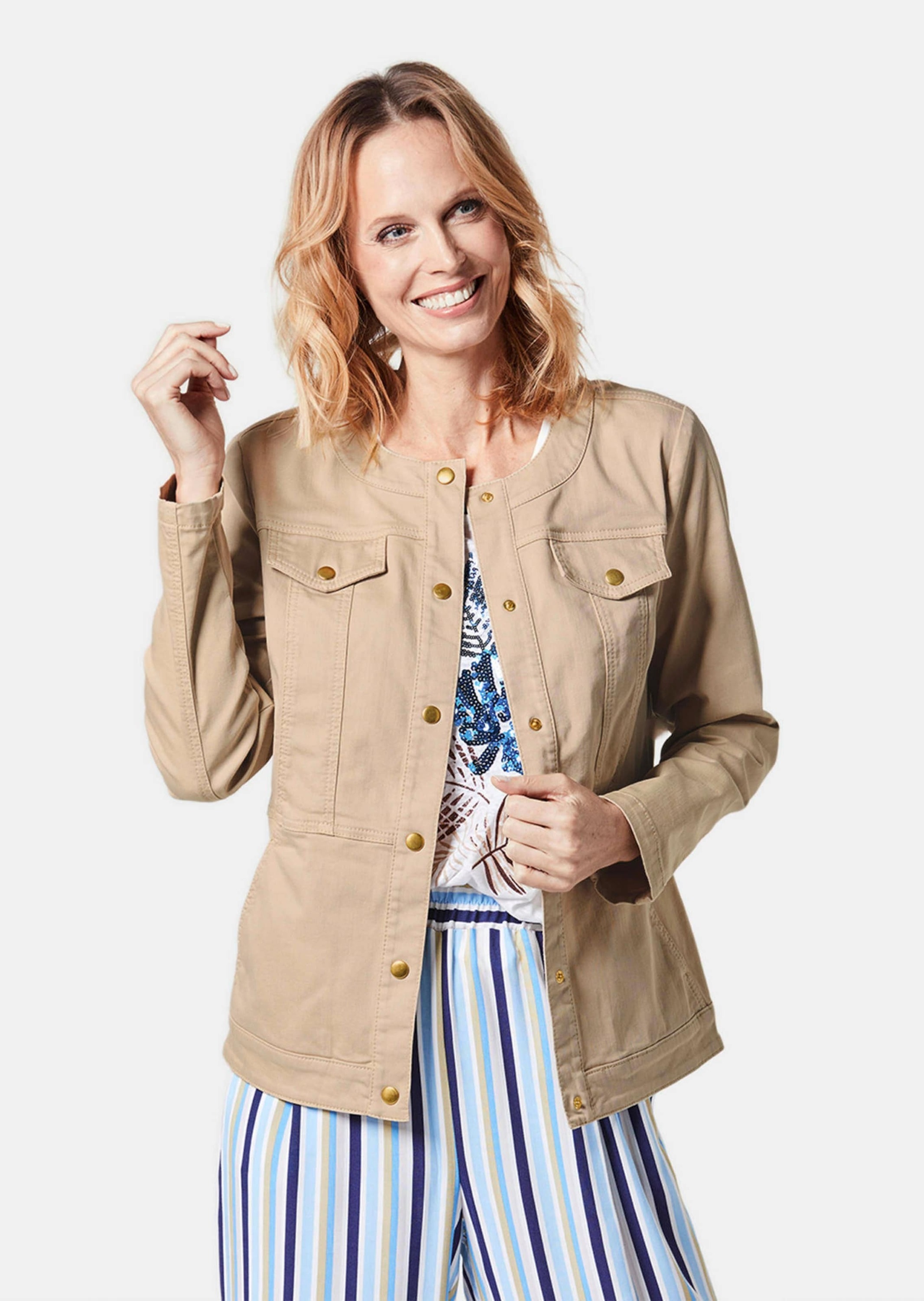 GOLDNER Kurzjacke "Jacke" sportive Nahtführung günstig online kaufen