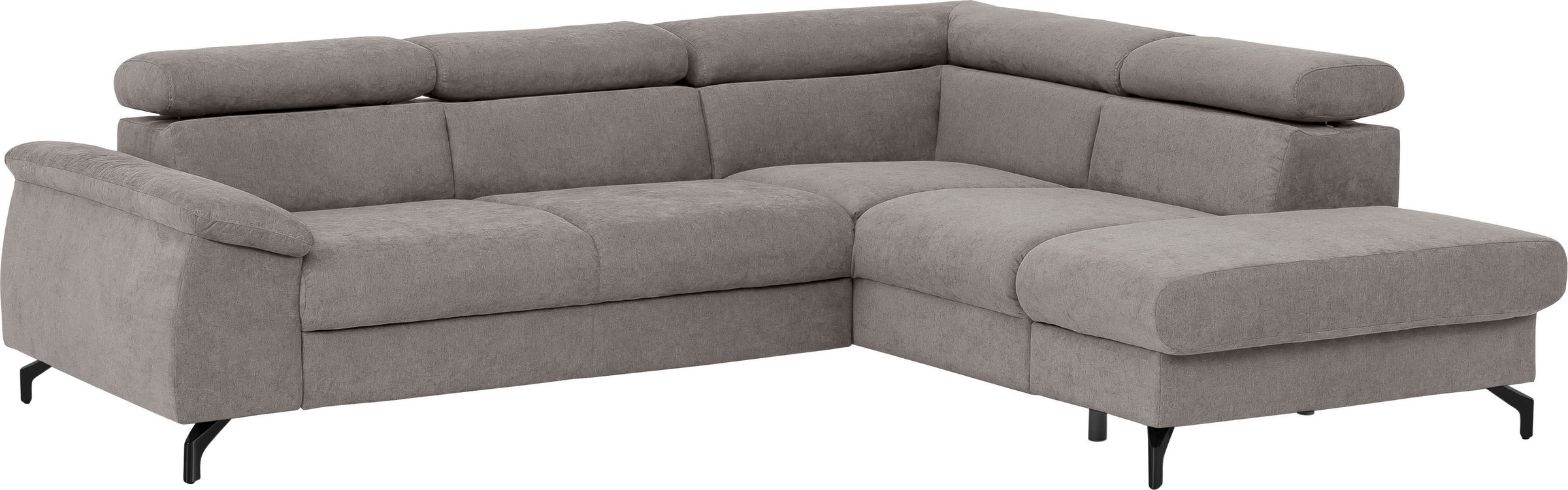 COTTA Ecksofa "Kitty L-Form, B: 249 cm" mit Kopfteilverstellung, optional Bettfunktion & Bettkasten