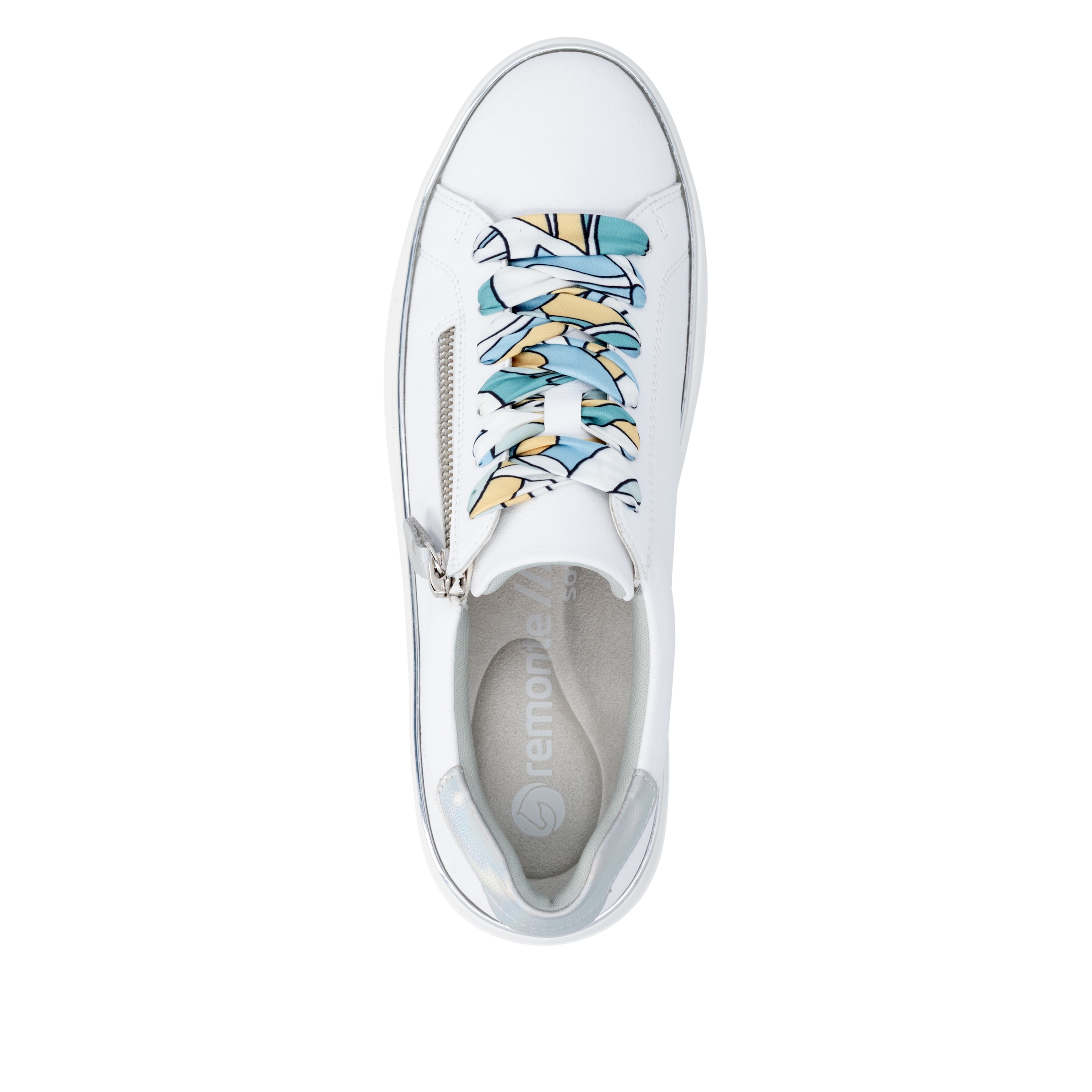 Remonte Plateausneaker  Freizeitschuh, Halbschuh, Schnürer mit Wechselfußbett