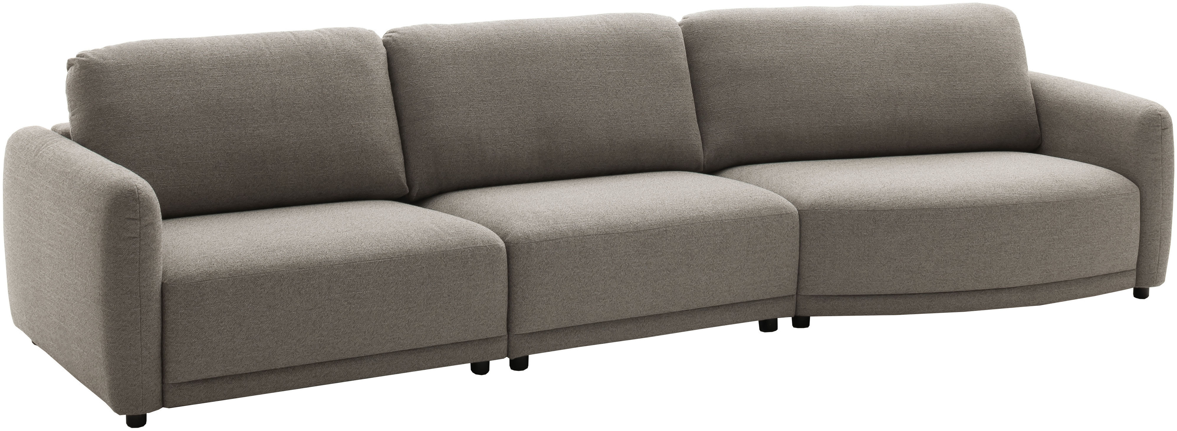 SCHÖNER WOHNEN-Kollektion "Wonder, Mega-Sofa, Modernes Design mit sanfter Rundung, Breite 349cm" Organische Form, Kammerkissen-Komfort & XXL-Maße