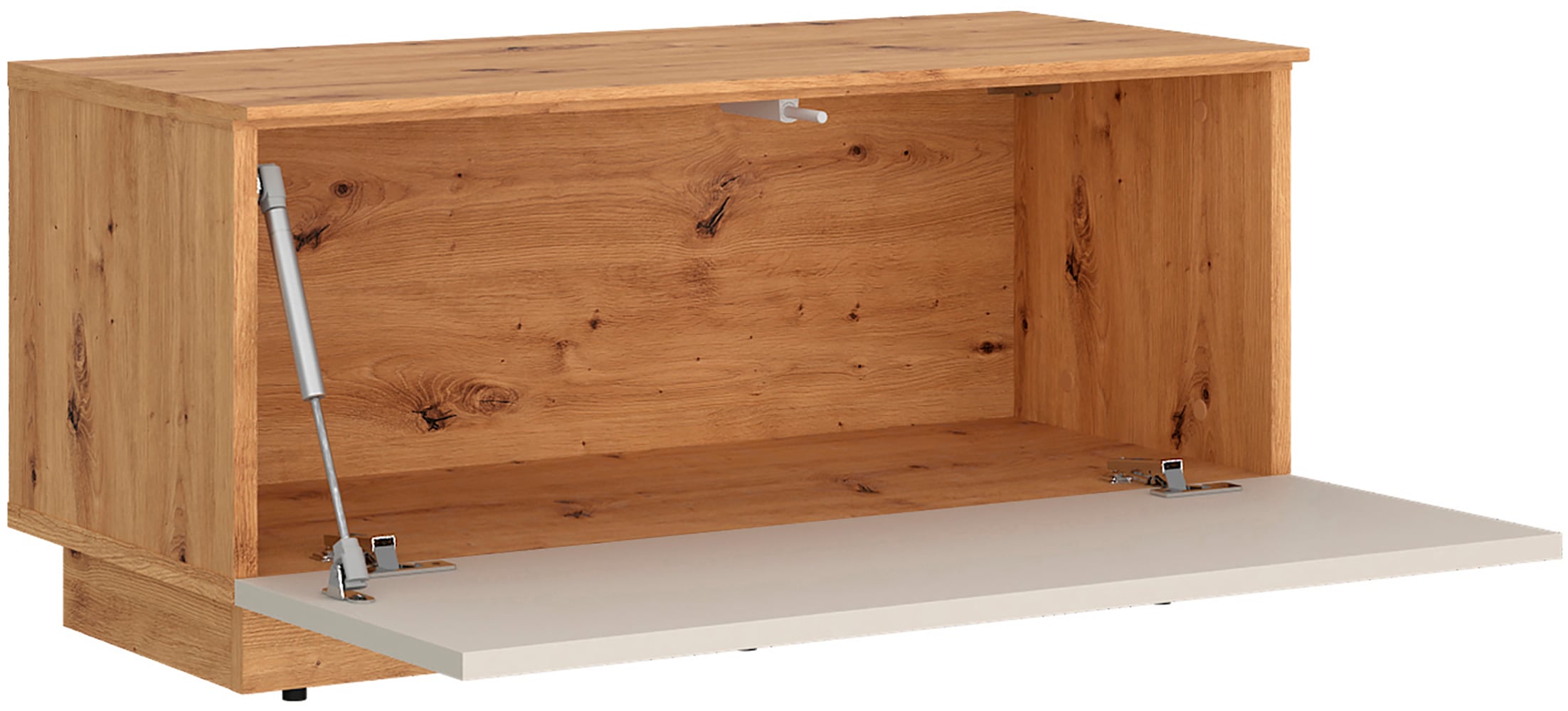 OTTO home Lowboard »kompakt, mit überraschend viel Stauraum, 1 Klappe« hängend oder stehend, grifflos, modern, Breite 80cm