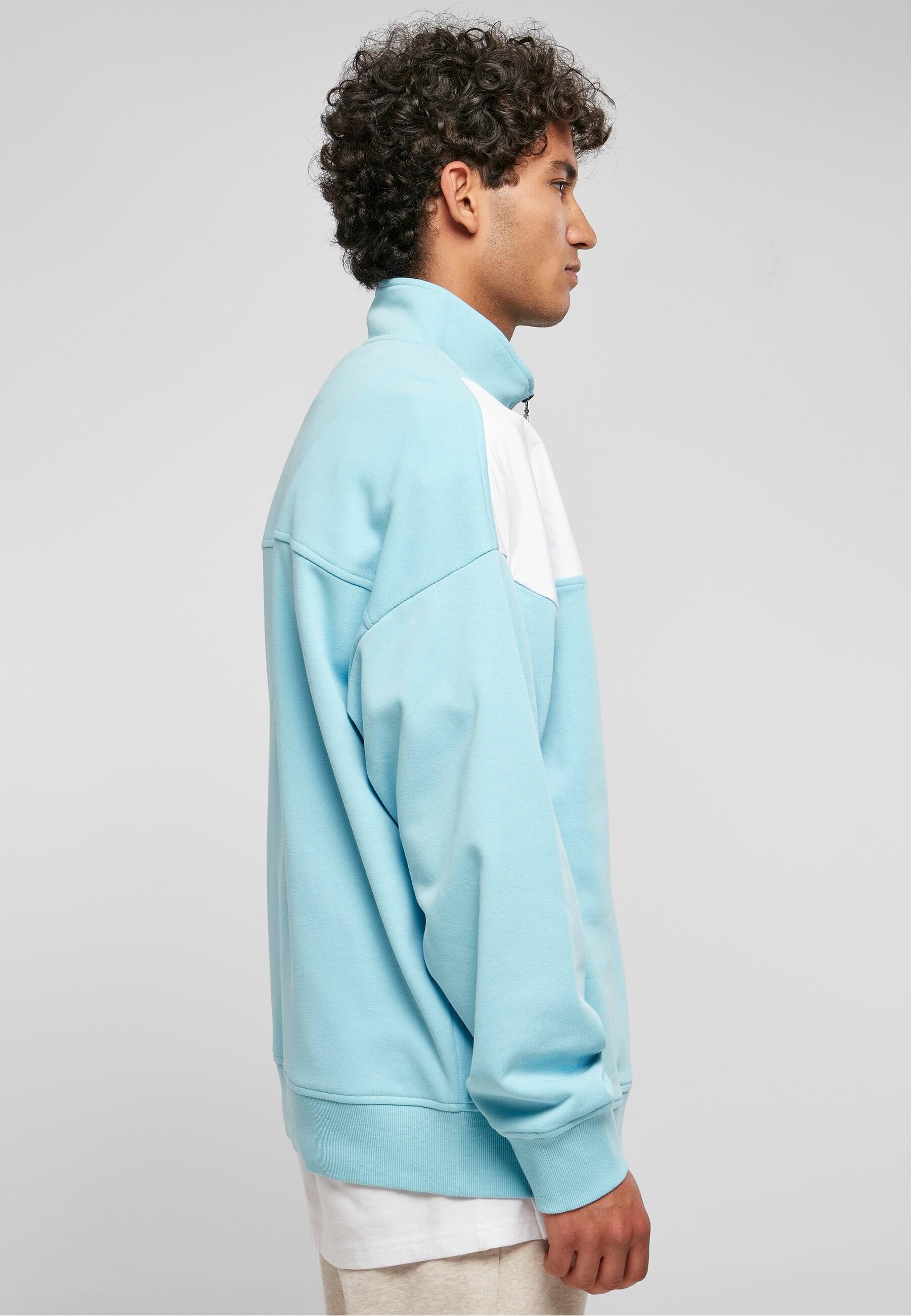 Starter Black Label Strickfleecejacke »Starter Black Label Herren Starter Triangle Troyer«, (1 St.), ohne Kapuze