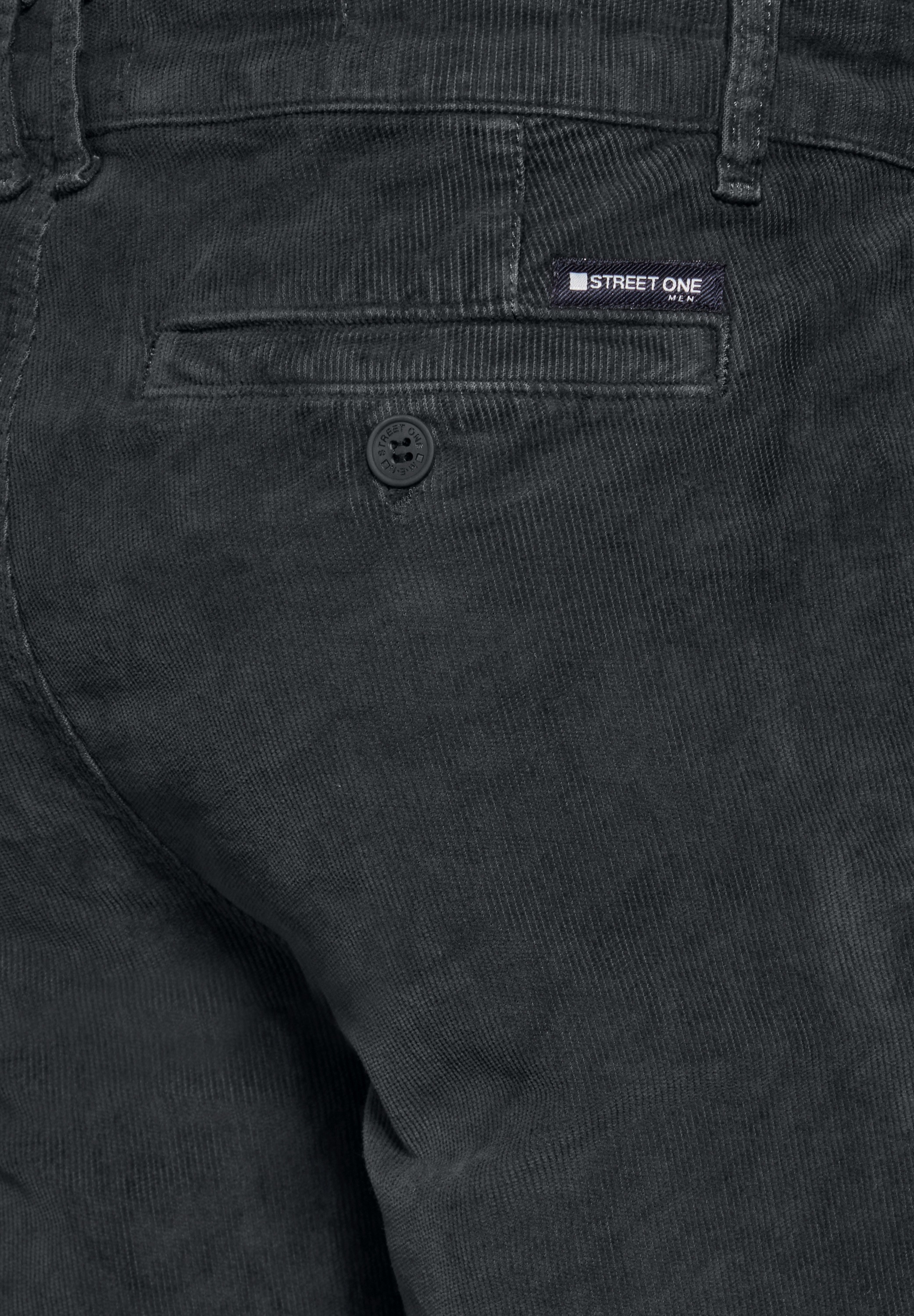 STREET ONE MEN Cordhose, aus Baumwolle mit Stretchanteil
