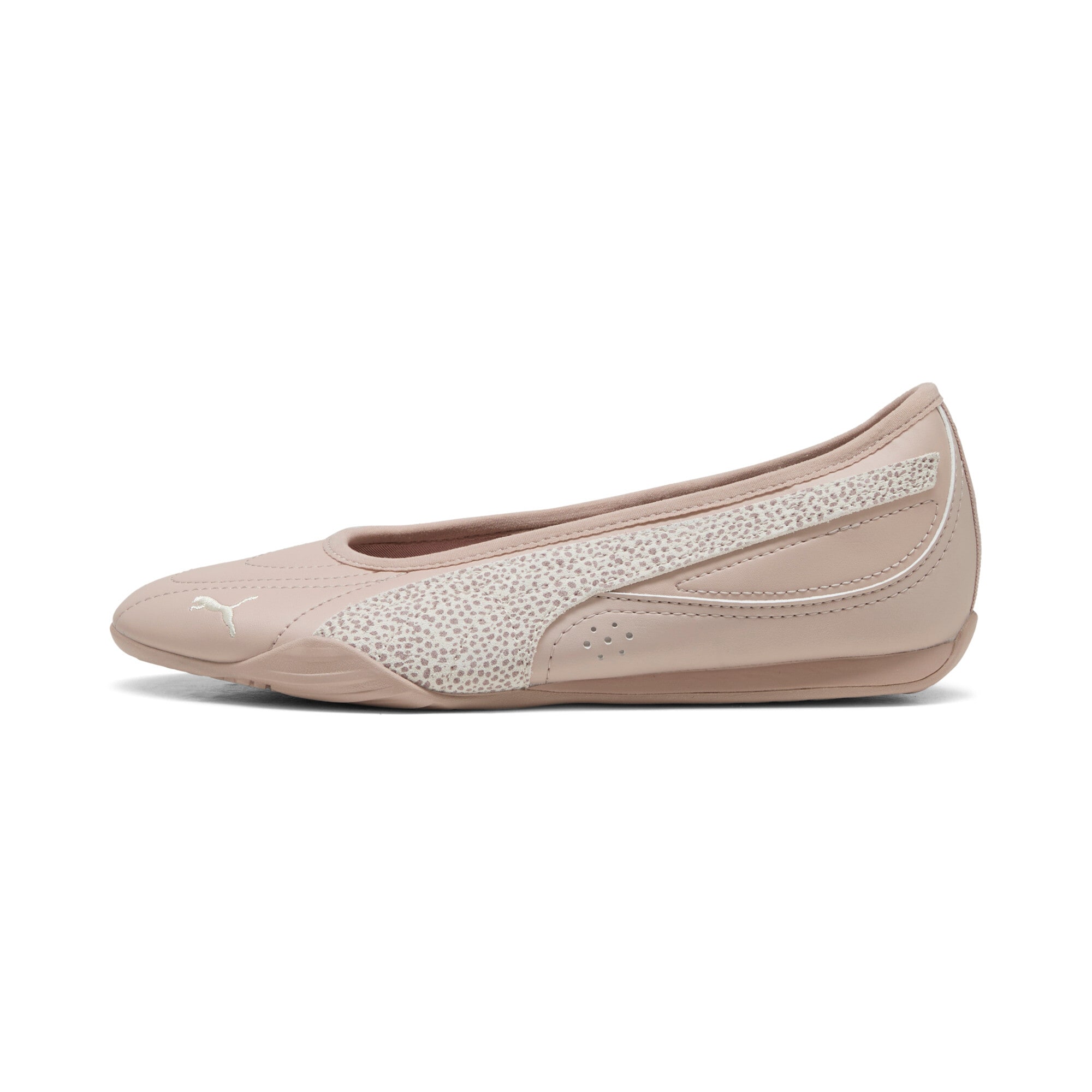 PUMA Sneaker »CATCH SOLEIL BALLERINA TOPCAT«  mit Leo-Print, mit Schnürung, mit profilierter Gummi-Laufsohle