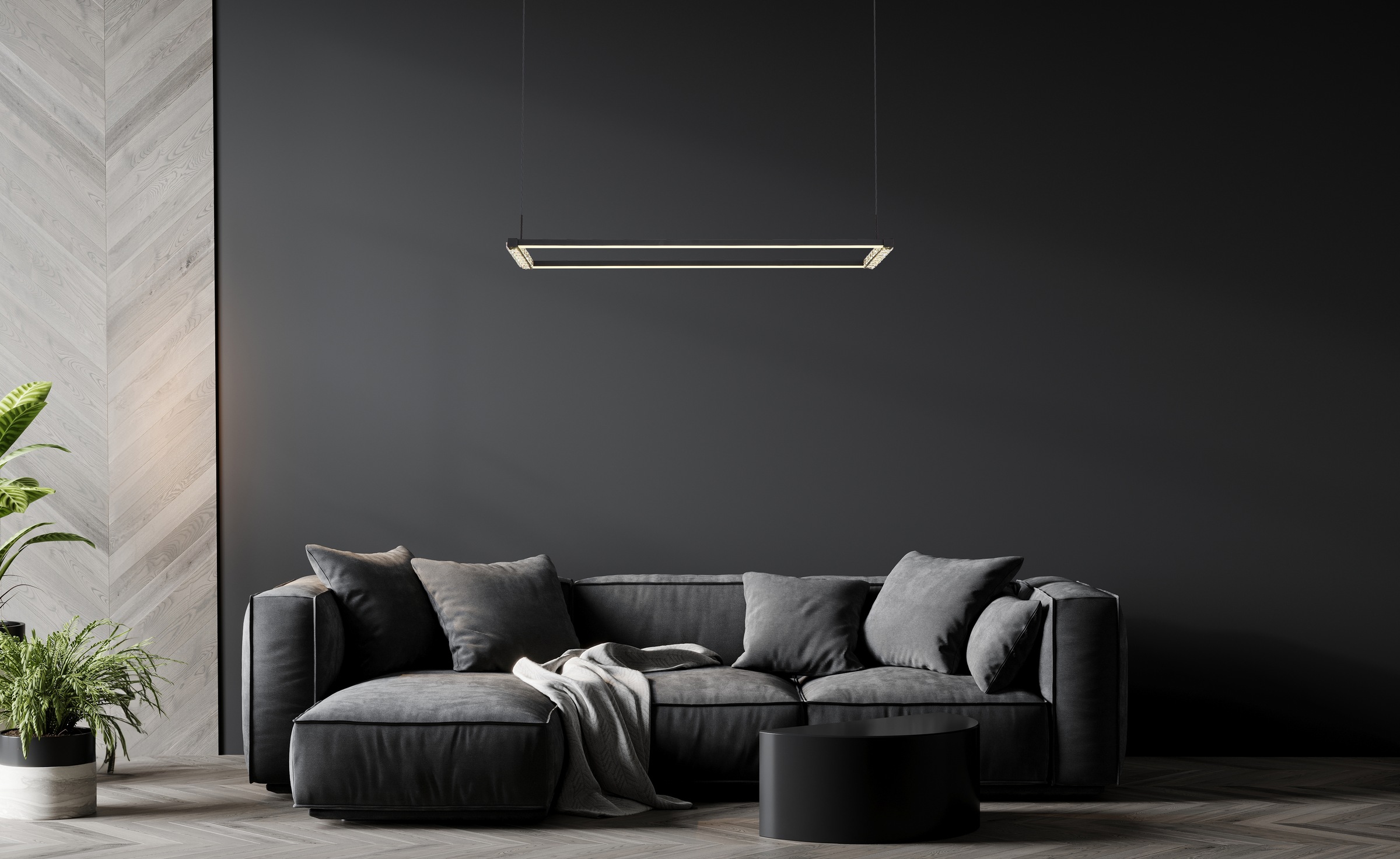 GLOBO LIGHTING LED Pendelleuchte »MARIELLA«, Leuchtmittel LED-Modul | LED fest integriert, Hängelampe/Hängeleuchte/Wohnzimmer/Esstisch/elegant