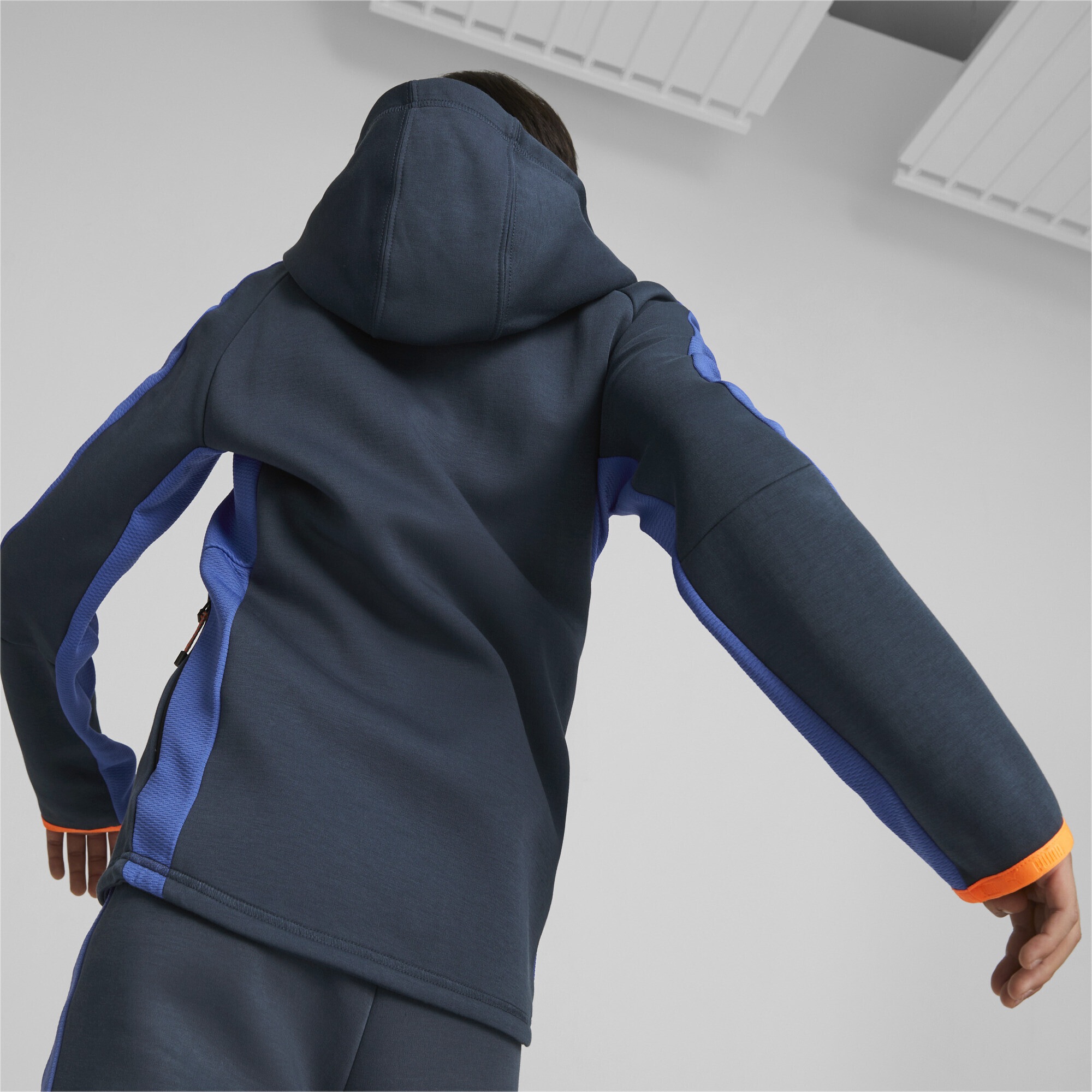 PUMA Sweatshirt »Recycelte Materialien: Evostripe Reißverschluss-Hoodie«