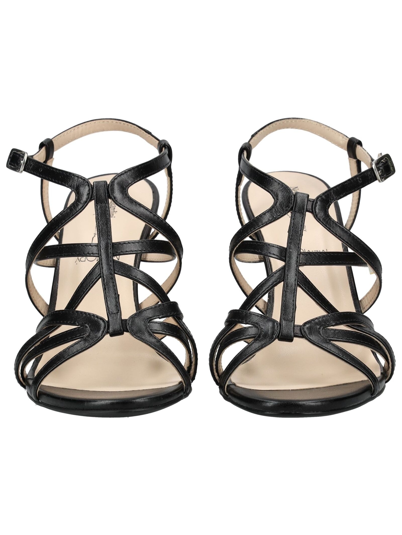 High-Heel-Sandalette NERO GIARDINI "Nero Giardini Sandalen Leder", Damen, Gr. 39, schwarz, Leder, Schuhe 2