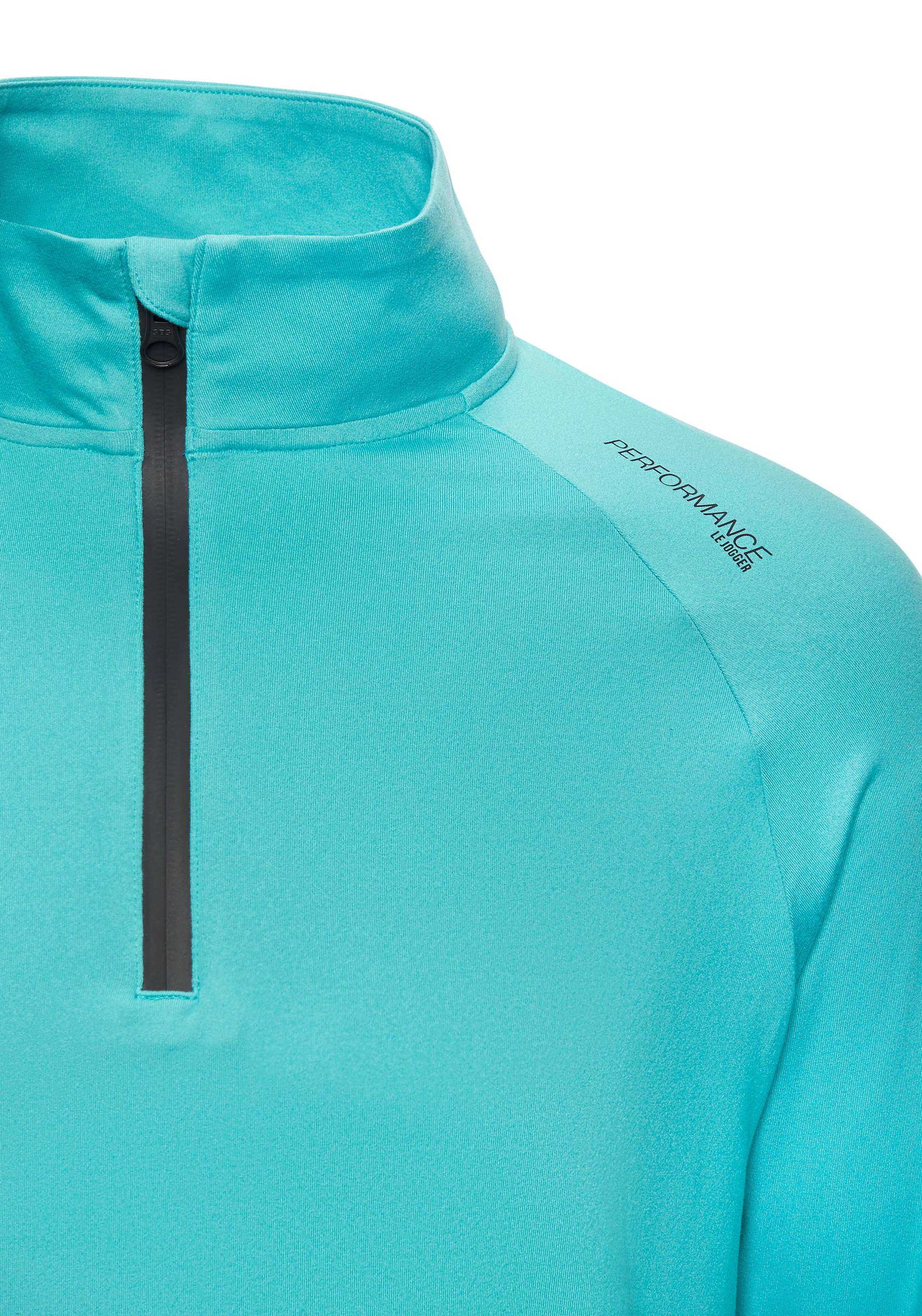 Le Jogger Performance Funktionsshirt mit Stehkragen und Reißverschluss