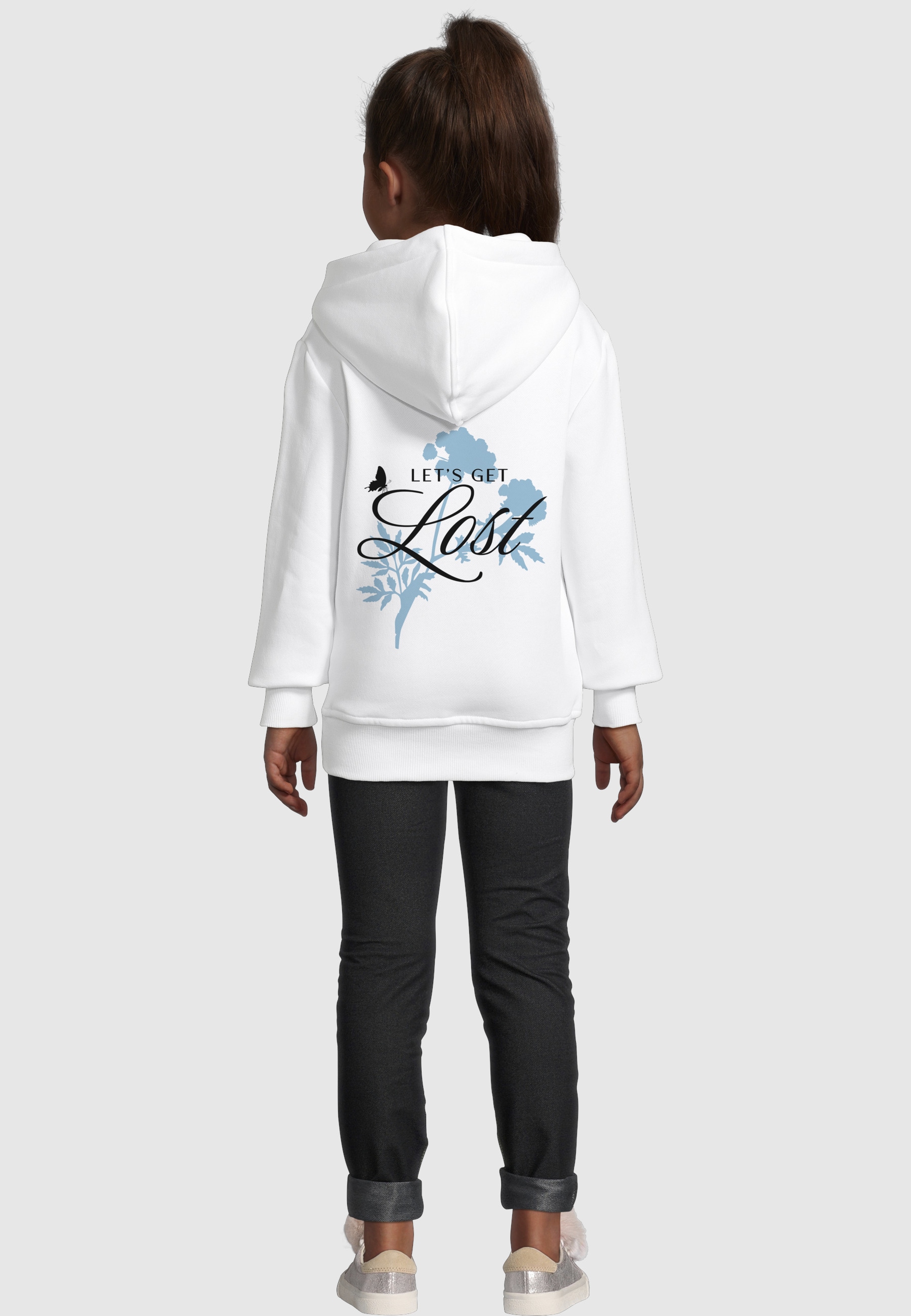 MisterTee Kapuzenpullover »MisterTee Lost Flowers Basic Kids Hoody« 1 Stk.