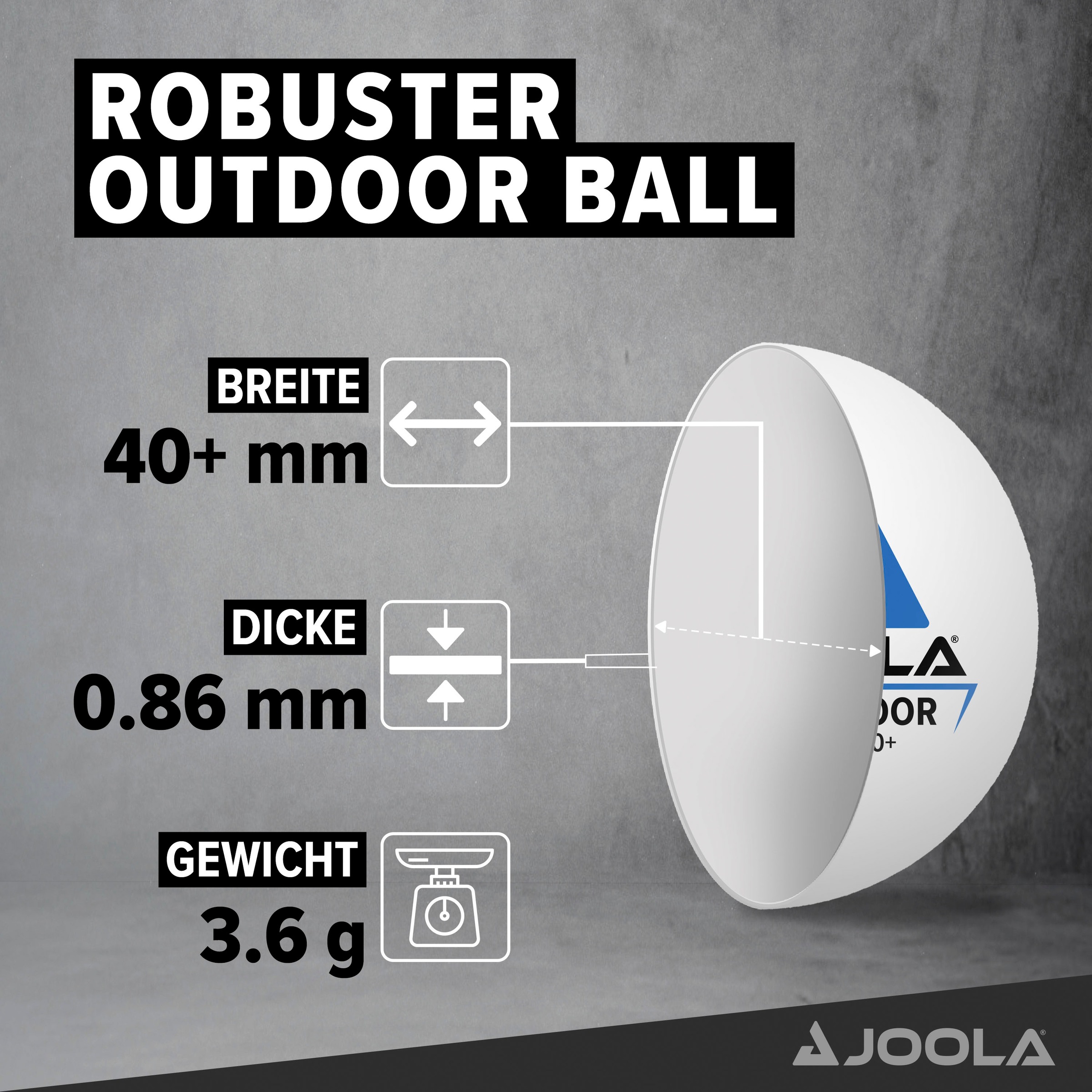 Thumbnail - Joola Tischtennisball "Outdoor Ball"
