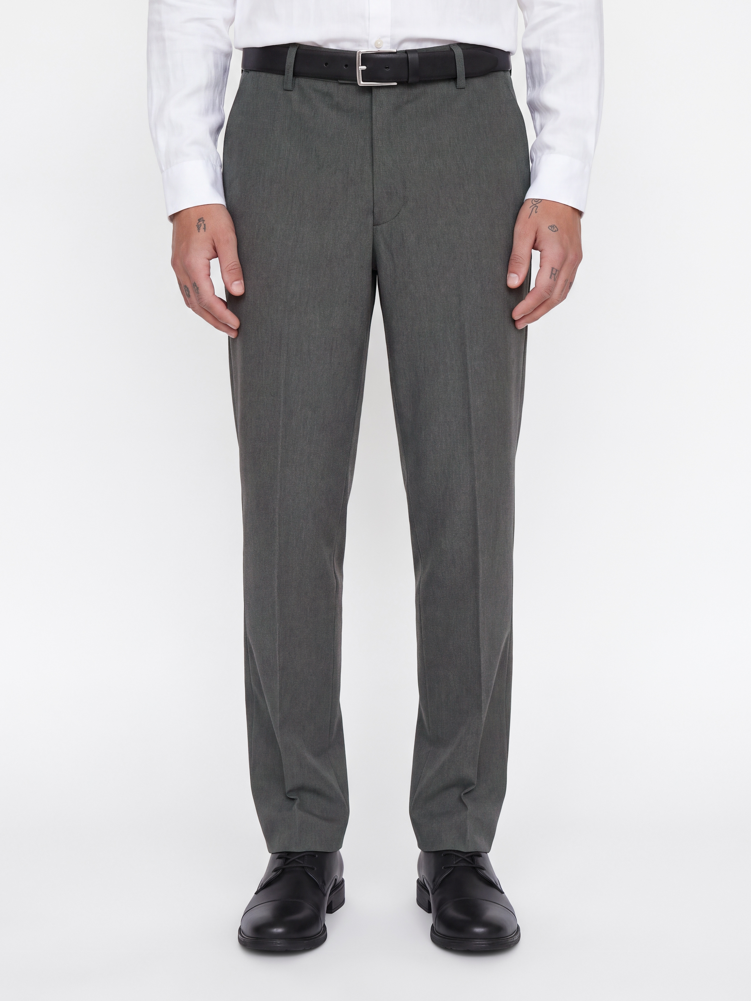 Jack & Jones Anzughose "JPSTBILL TOBY CHINO NOOS" Materialmix, weit