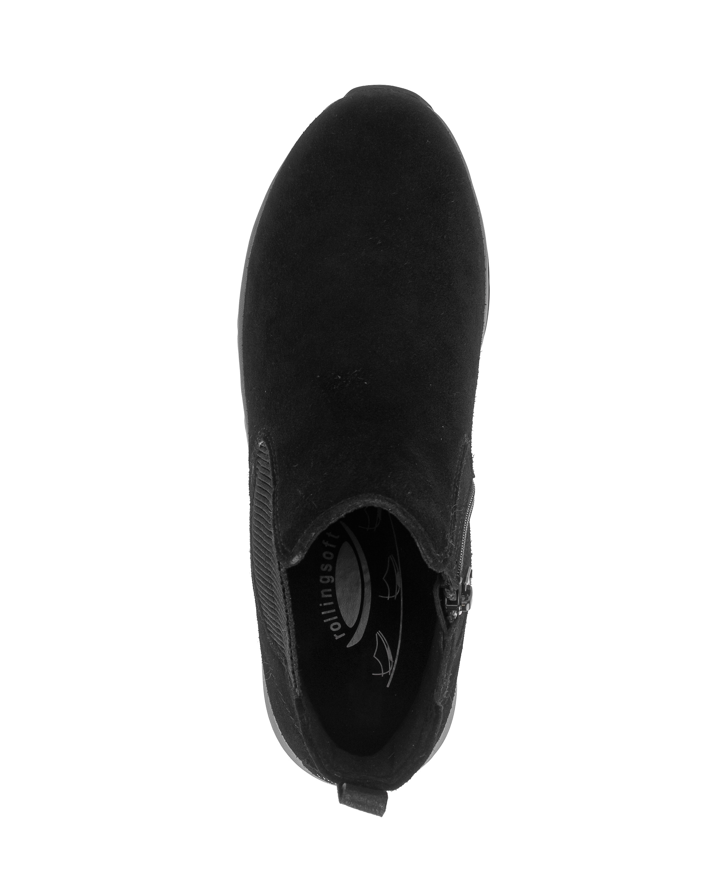 rollingsoft Chelseaboots  Keilabsatz, Stiefelette mit Stretcheinsatz an der Außenseite