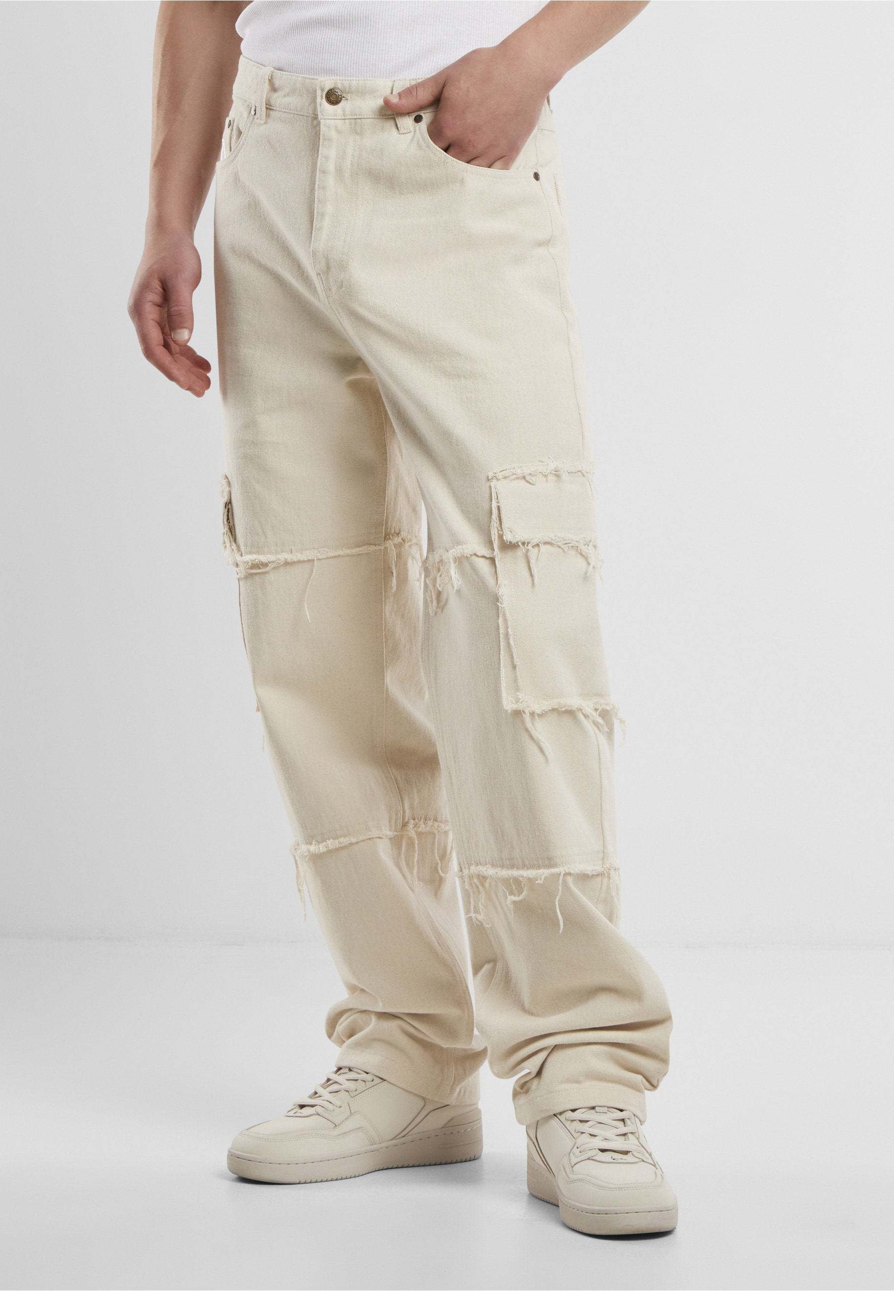Karl Kani Cargojeans »Karl Kani Og Fringed Baggy Cargo Pants«