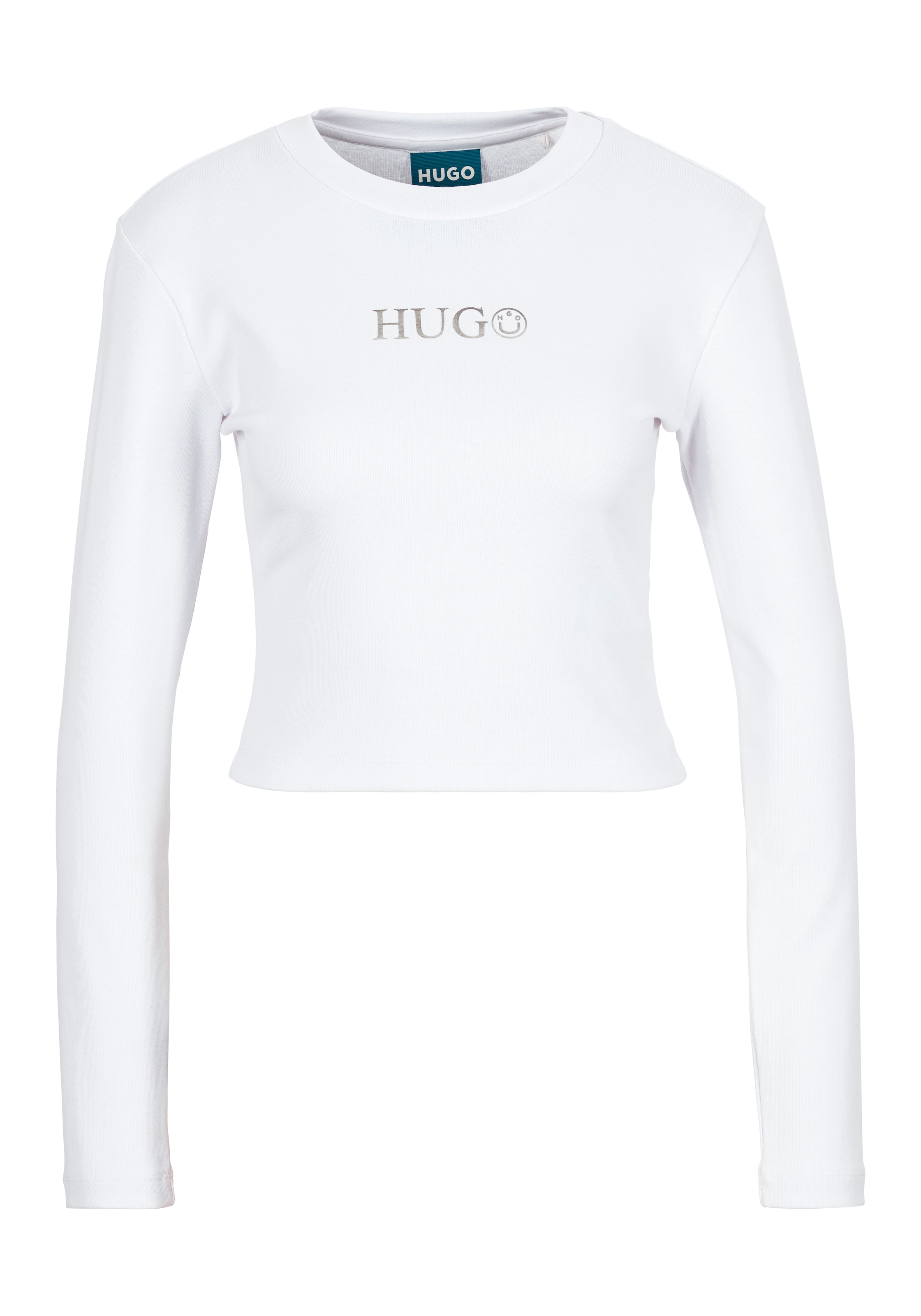 HUGO Blue Langarmshirt "Della", mit Rundhalsausschnitt günstig online kaufen