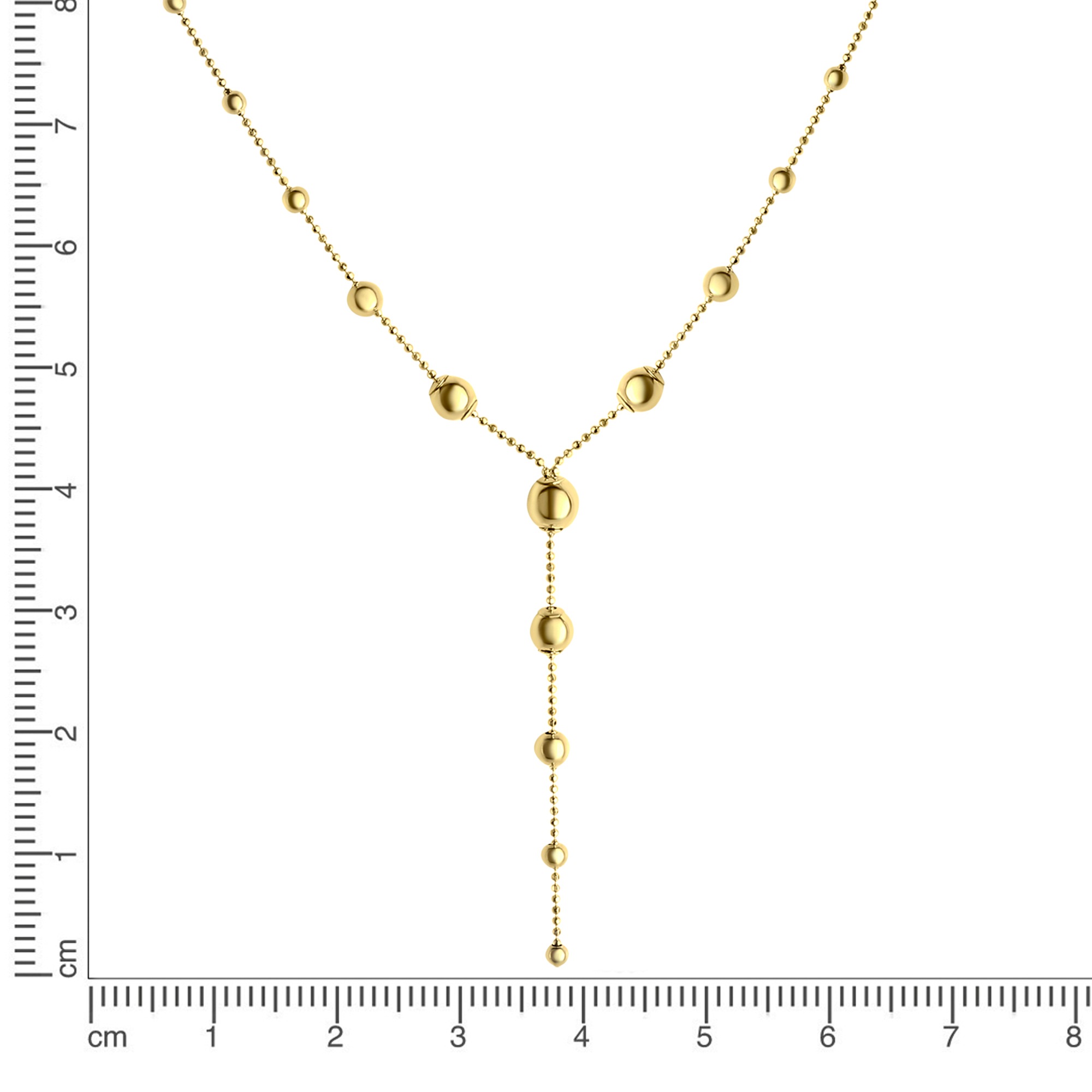 Fascination by Ellen K. Collierkettchen »585/- Gelbgold Kugeln«