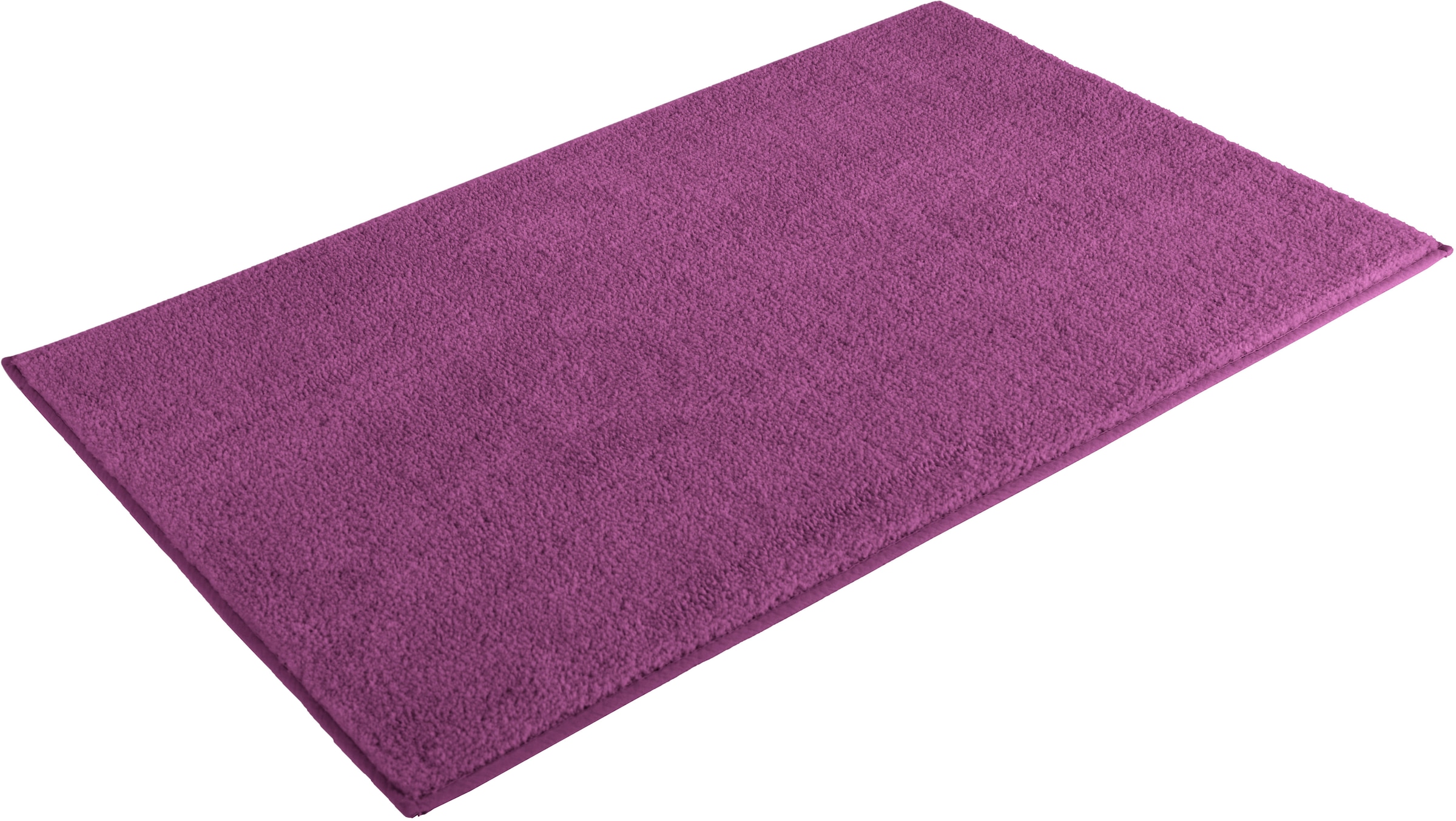 OTTO home Badematte "Vanessa, Badvorleger, Badezimmer Teppich" Höhe 10 mm rutschhemmend beschichtet fußbodenheizungsgeeignet schnell trocknend strapazierfähig Badteppich, weiche Haptik, unifarben