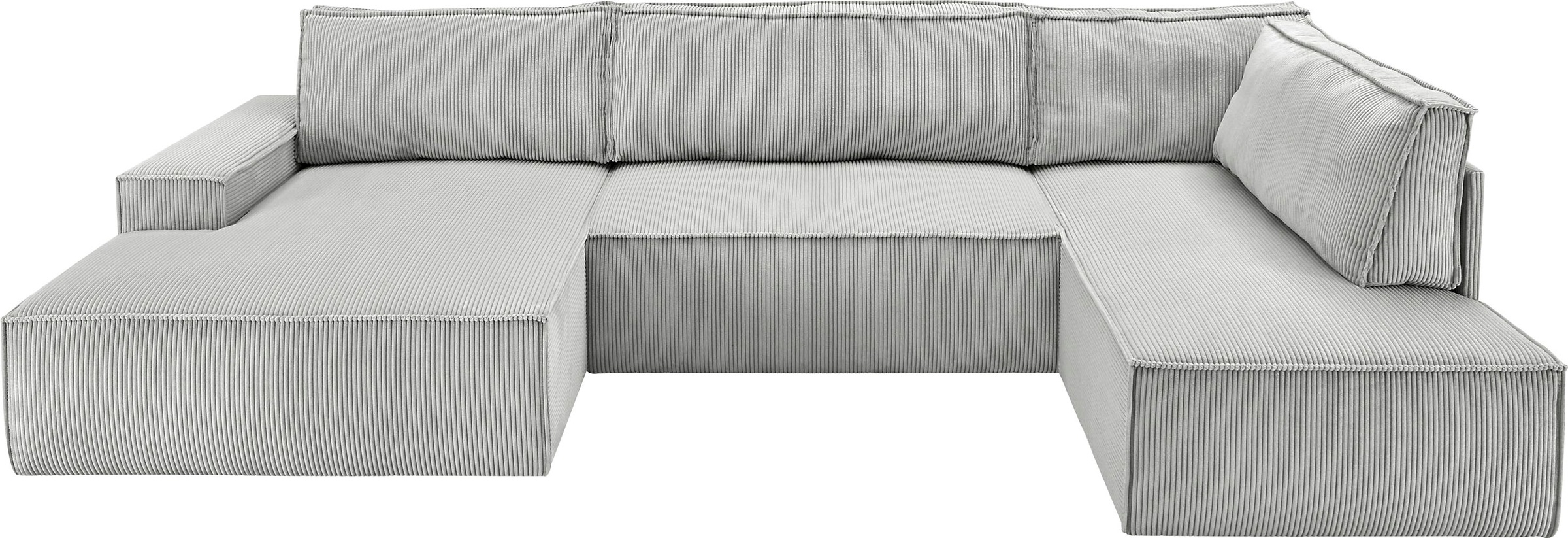 Home affaire Wohnlandschaft "SHERWOOD 329 cm, U-Form, Schlafsofa,", Schlaff günstig online kaufen