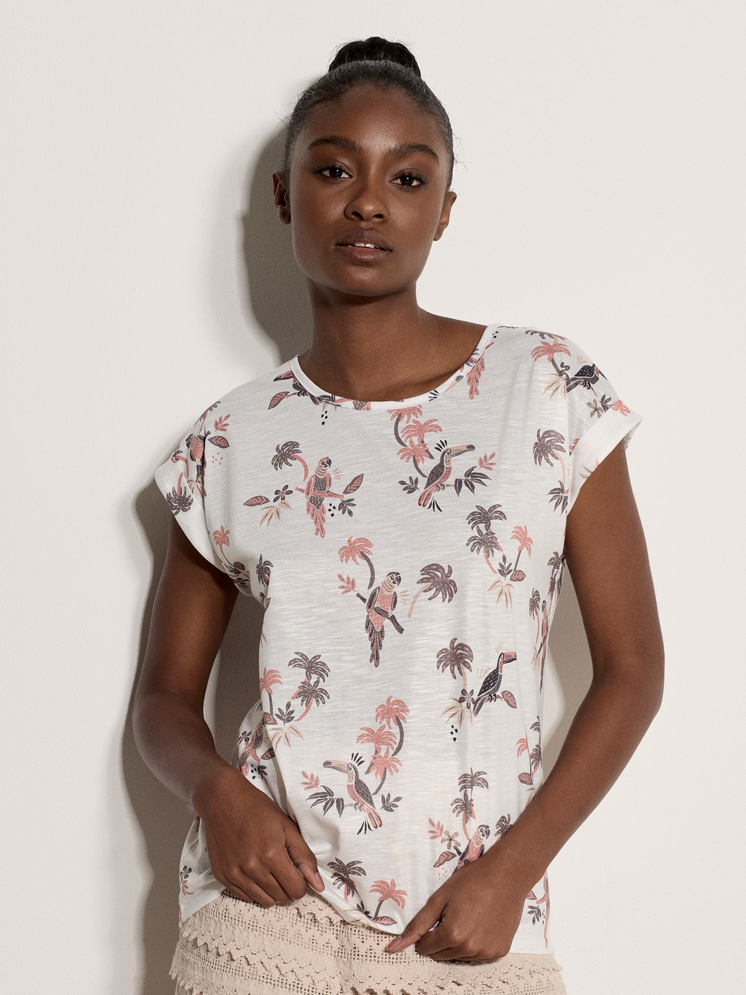 Apricot T-Shirt "Slub-T-Shirt"