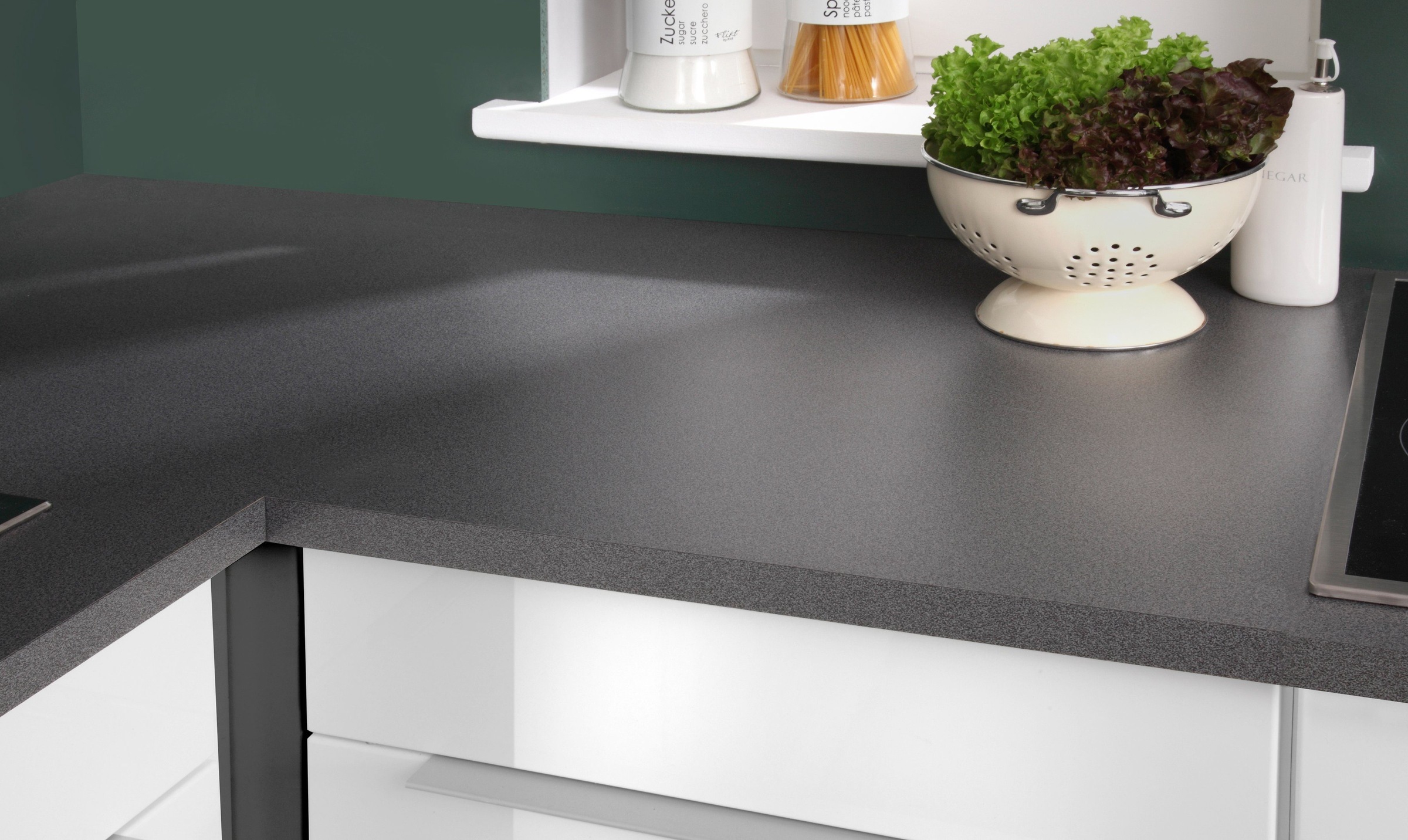 KOCHSTATION Winkelküche »KS-Brindisi Stellbreite 230/170 cm«, wahlweise mit E-Geräten und Induktion, mit MDF-Fronten