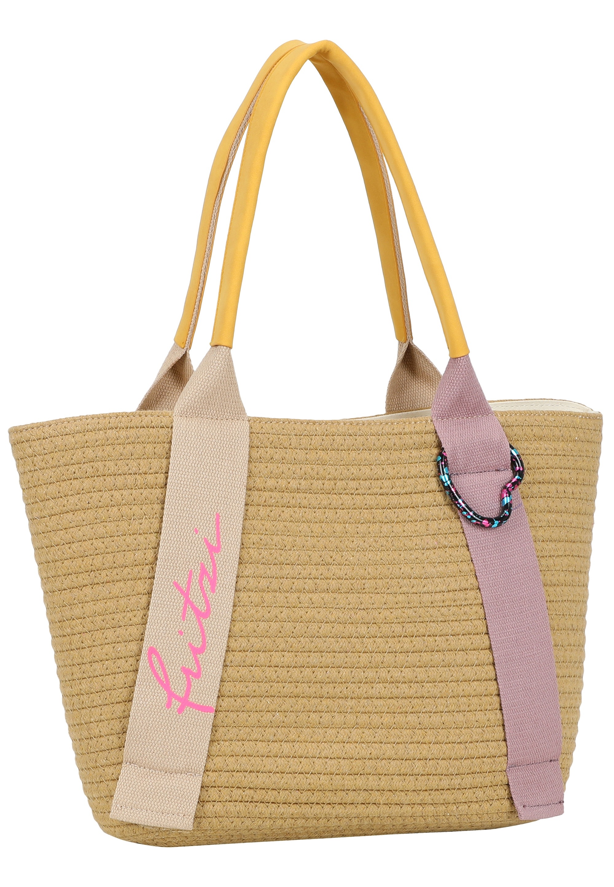 Fritzi aus Preußen Henkeltasche »Happy Summer Shopper« mit Reißverschluss und Herz-Karabiner