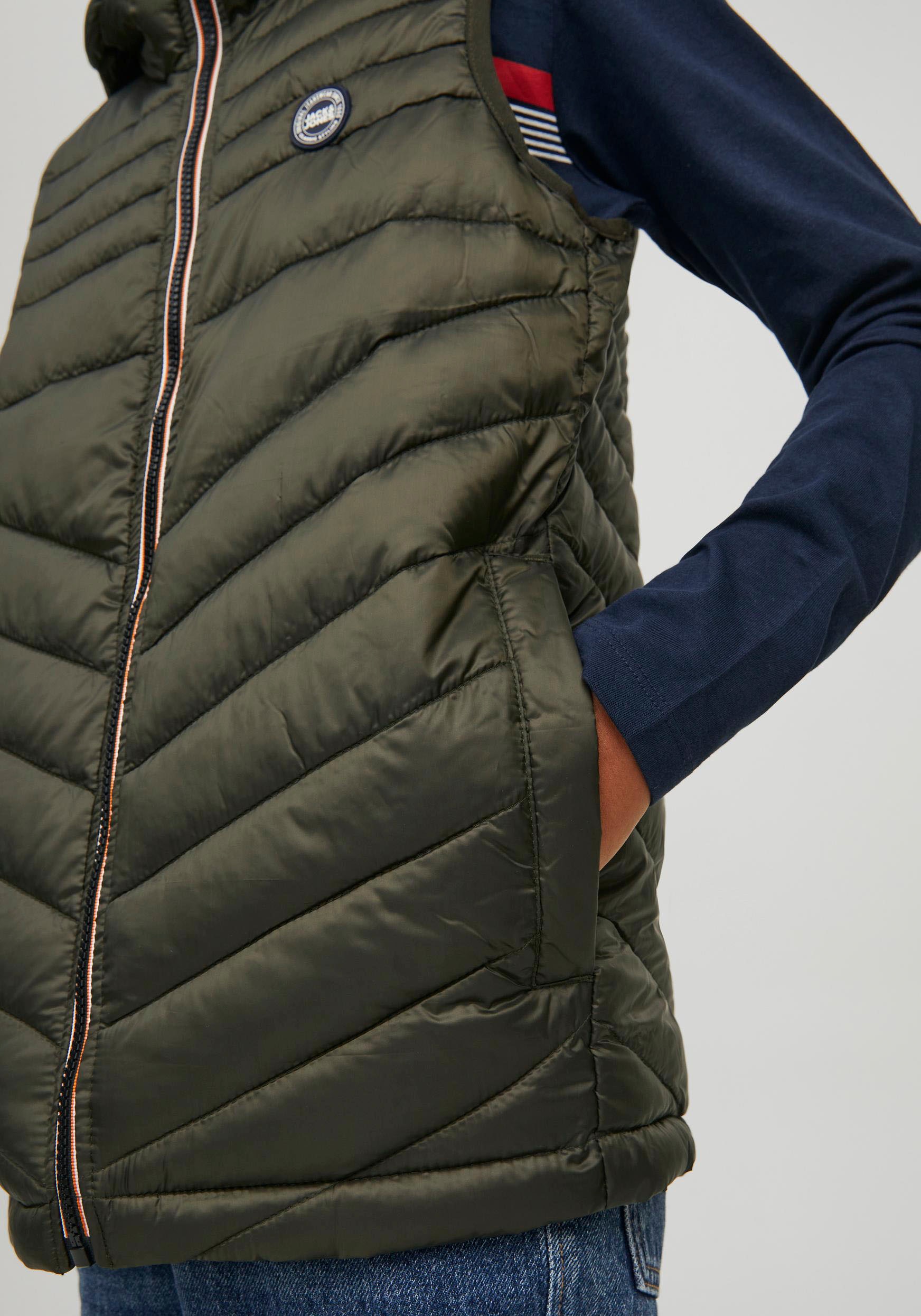 Jack & Jones Junior Steppweste »JJEHERO BODYWARMER HOOD NOOS JNR«