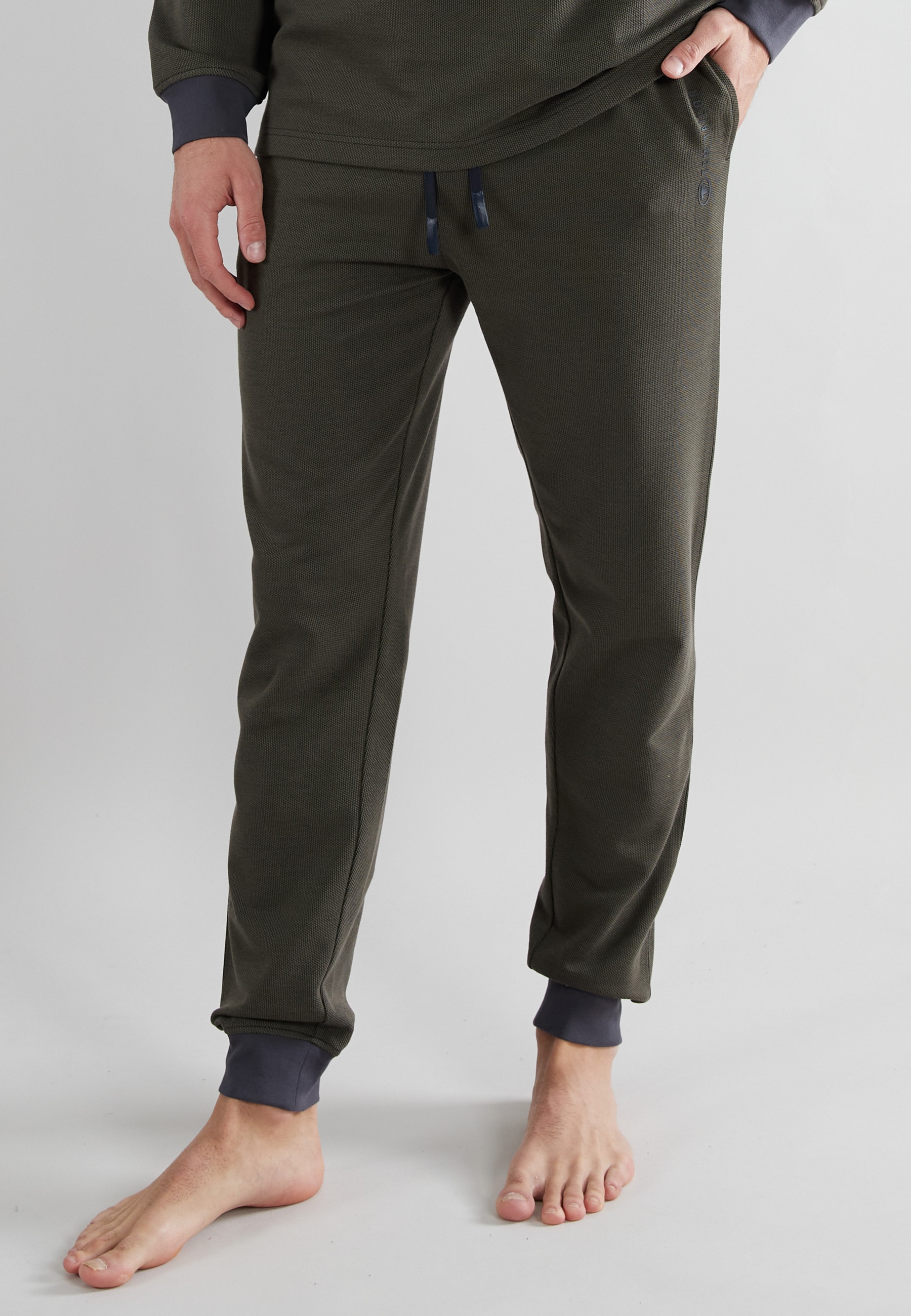 TOM TAILOR Pyjamahose »Dallas«, mit elastischen Beinabschlüssen