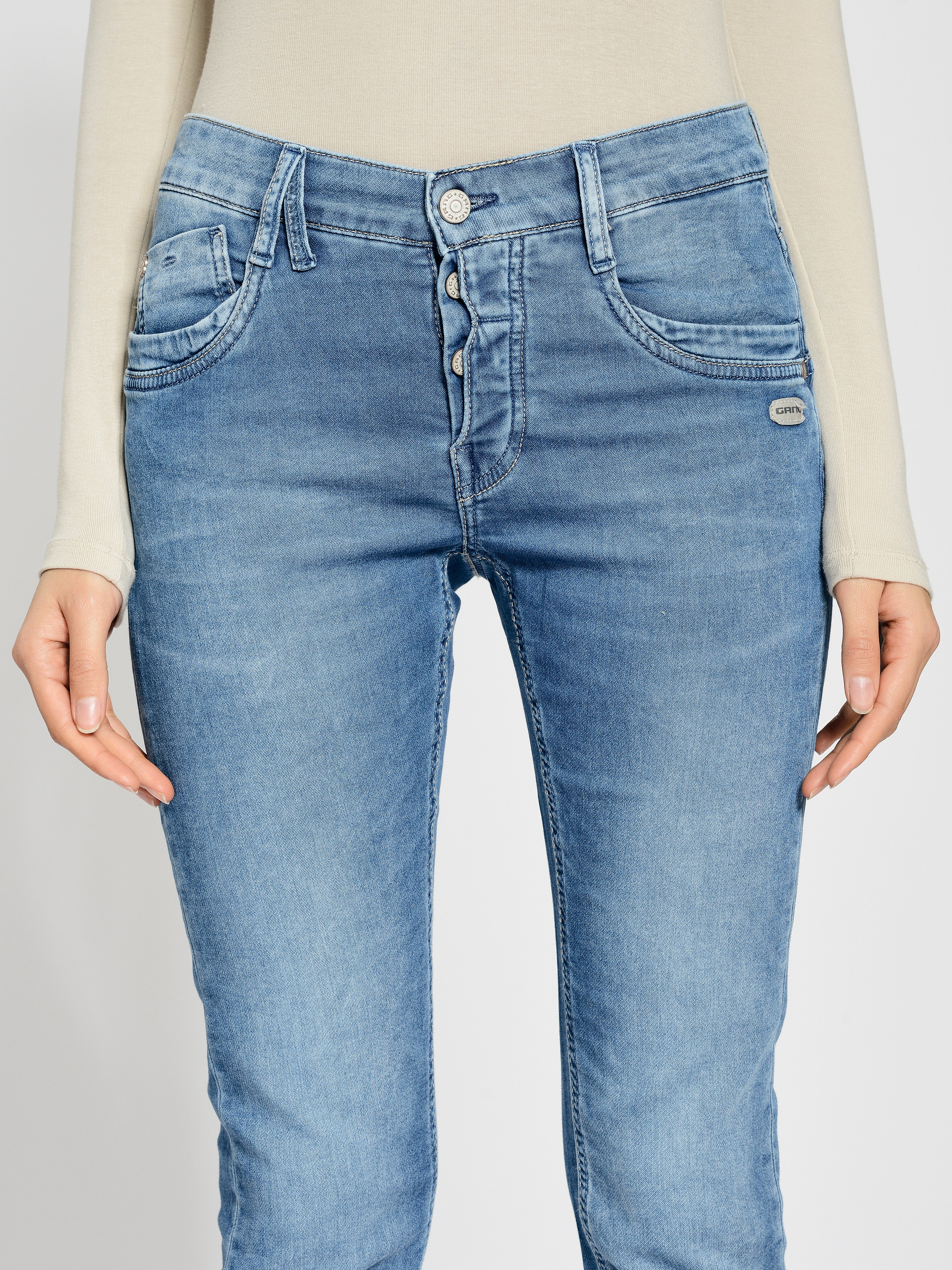 GANG Relax-fit-Jeans »GANG Jeans Relaxed Fit 94GERDA CROPPED«