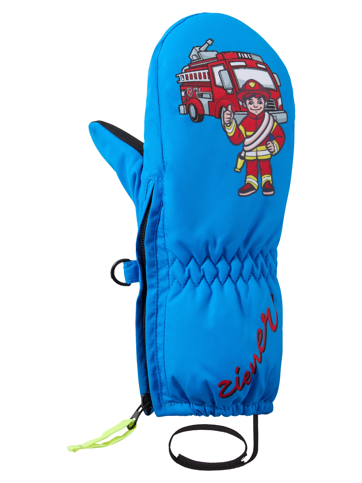 Ziener Fäustlinge »LEPRINT-Z AQUASHIELD® Kinder« warm, wasserdicht, windddicht, atmungsaktiv, langer Reißverschluss