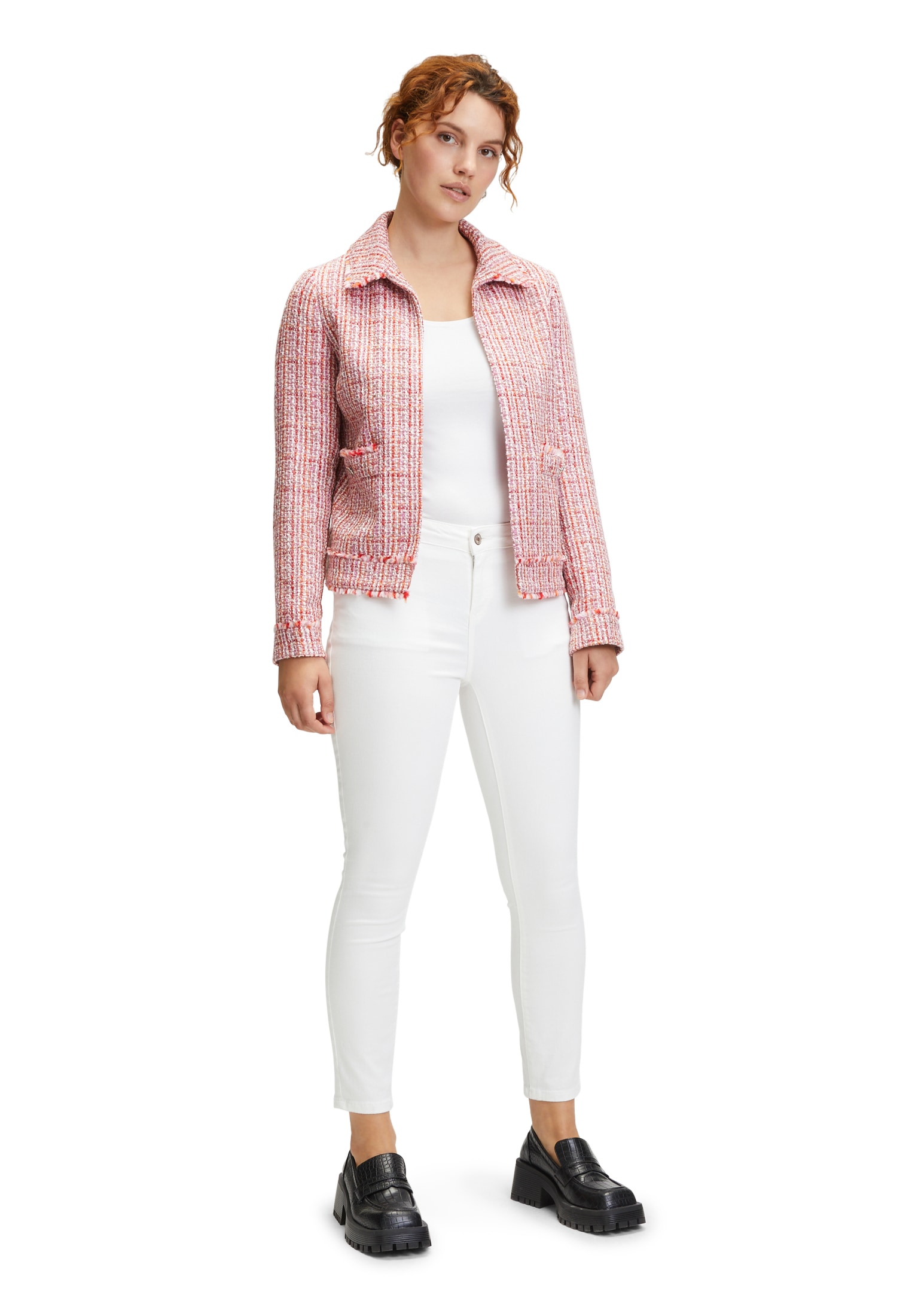 Cartoon Canvasjacke »Cartoon Tweedblazer mit Taschen«