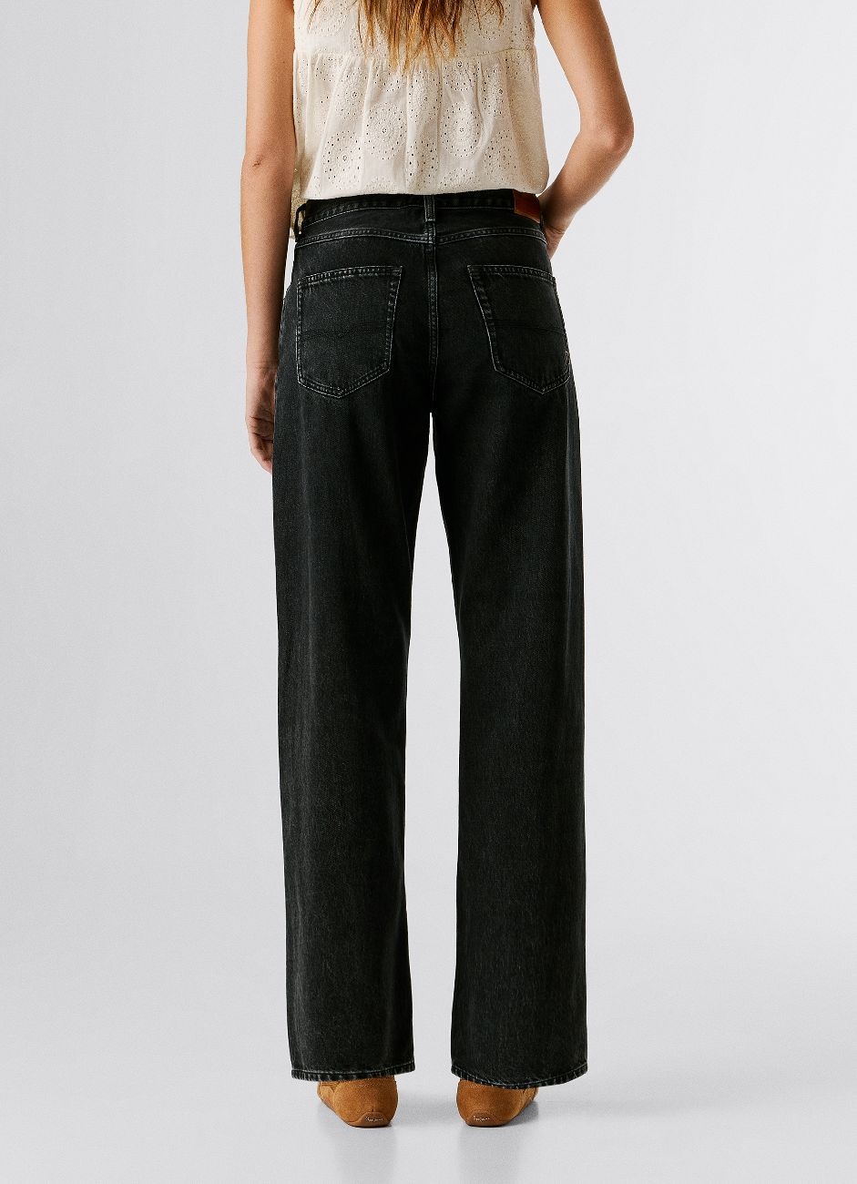 Pepe Jeans 5-Pocket-Jeans »BOYFRIEND JEANS MW CRAFT« mit mittlerem Bund